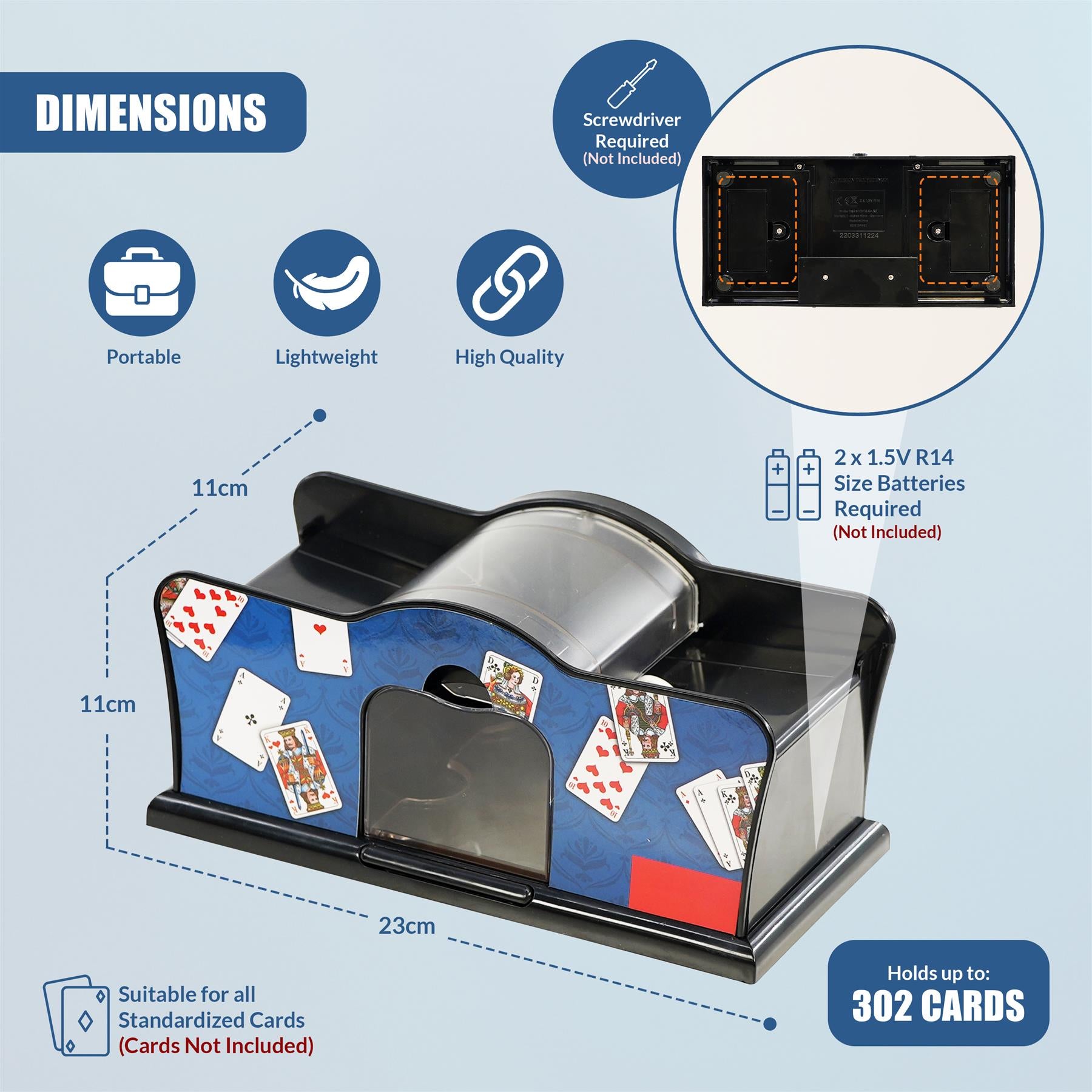 Electric Card Shuffler by The Magic Toy Shop - The Magic Toy Shop