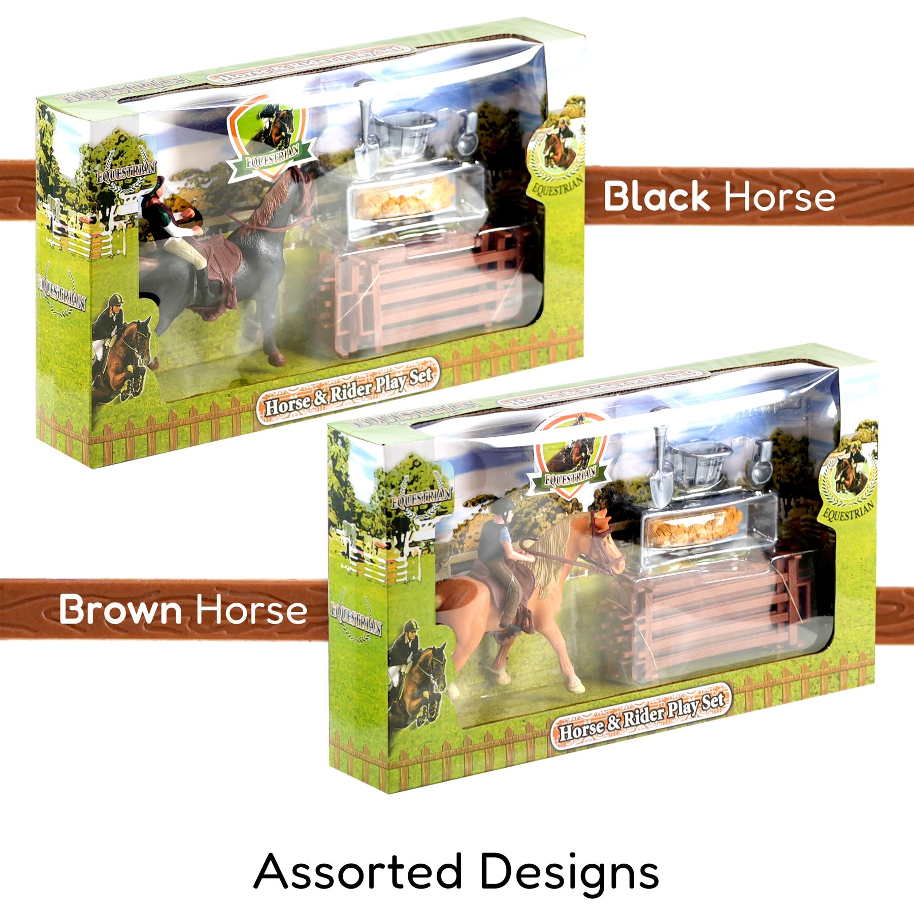 Horse and Rider Playset by The Magic Toy Shop - The Magic Toy Shop