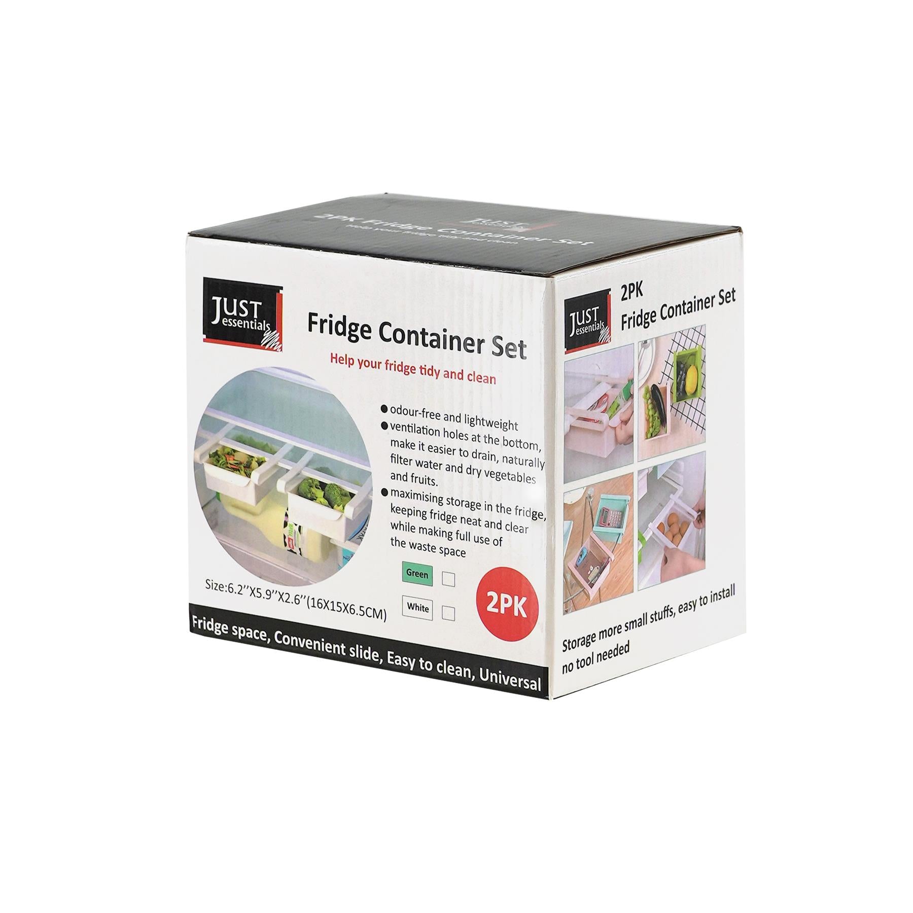 Set of 2 Refrigerator Storage Drawer by GEEZY - The Magic Toy Shop