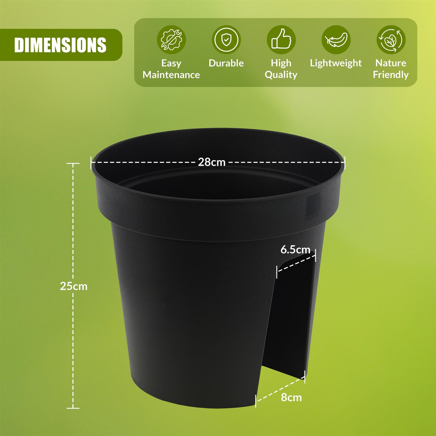 Flower Bridge Hanging Planter Round Pot by GEEZY - The Magic Toy Shop