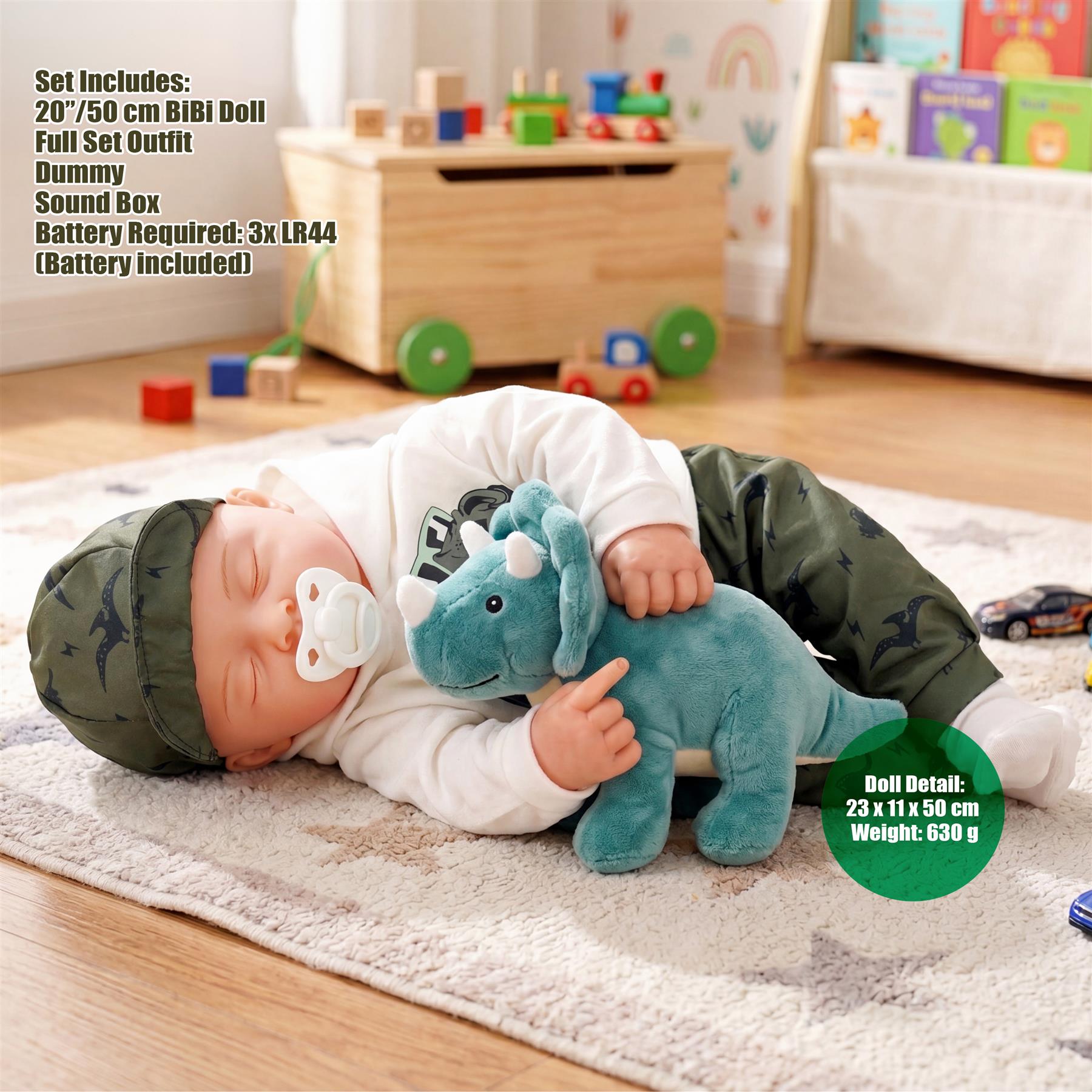 BiBi Baby Doll "Big Bo" (50 cm / 20")