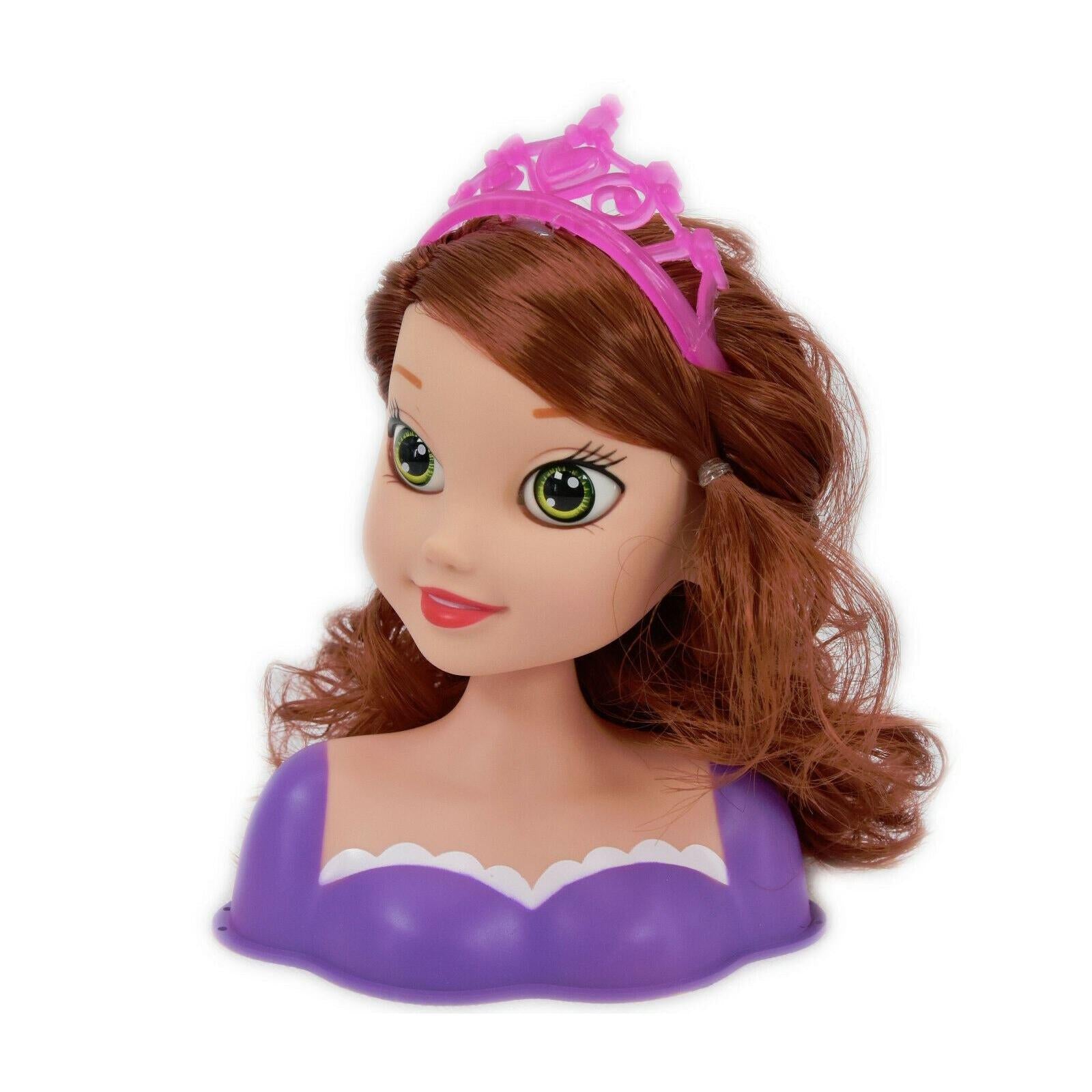 Princess Styling Head with Hair Accessories by BiBi Doll - The Magic Toy Shop