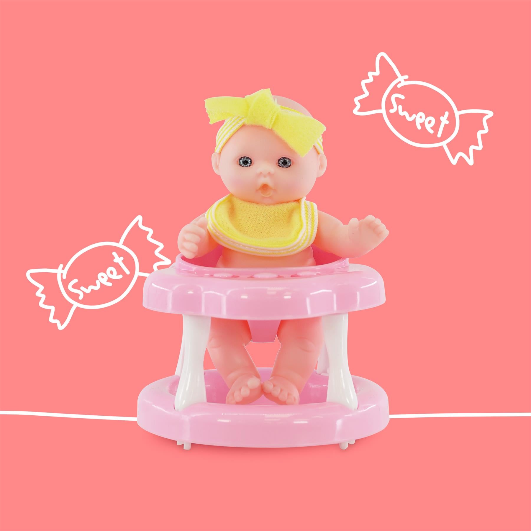 Set of 8 Baby Dolls with Costumes and Accessories by BiBi Doll - The Magic Toy Shop