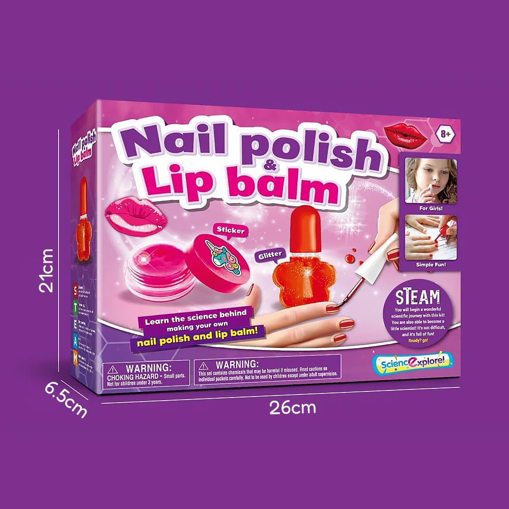 Nail Polish and Lip Balm Making Kit for Girls by The Magic Toy Shop - The Magic Toy Shop