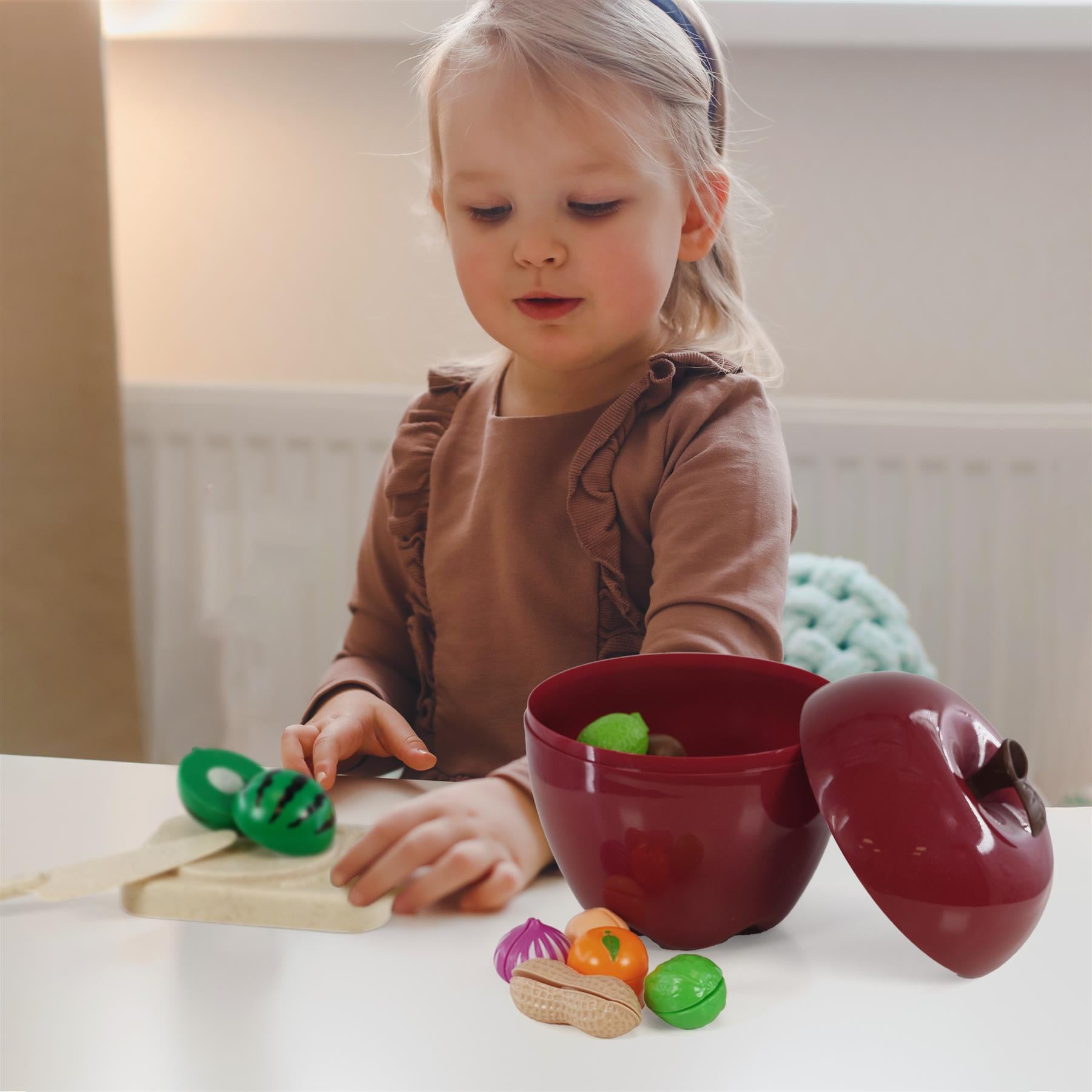 Fruit Cutting Toy Set with Storage Case by The Magic Toy Shop - The Magic Toy Shop