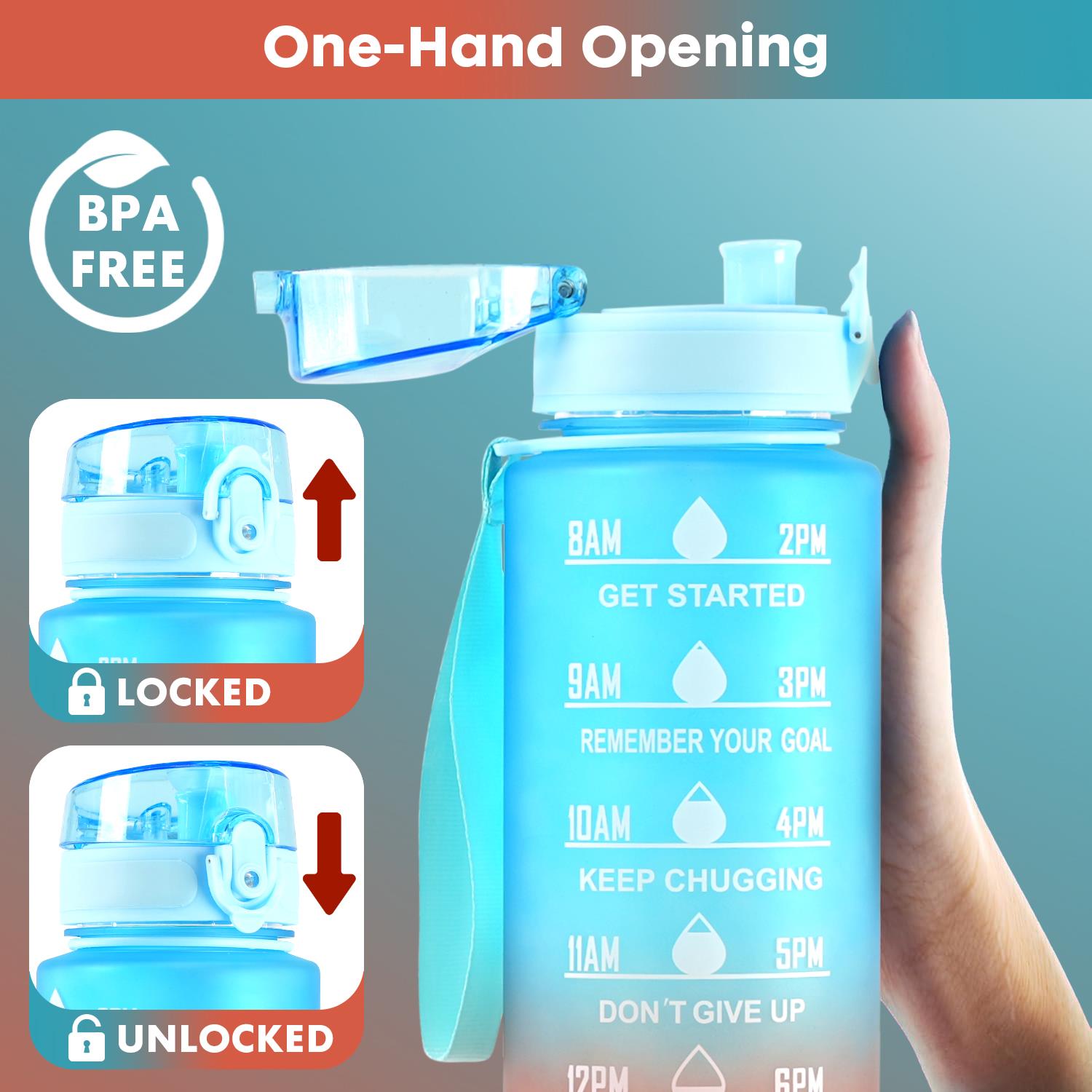 Water Bottle 1L by Geezy - The Magic Toy Shop