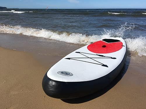 Inflatable SUP Stand Up Paddle Board Red 305cm by Geezy - The Magic Toy Shop