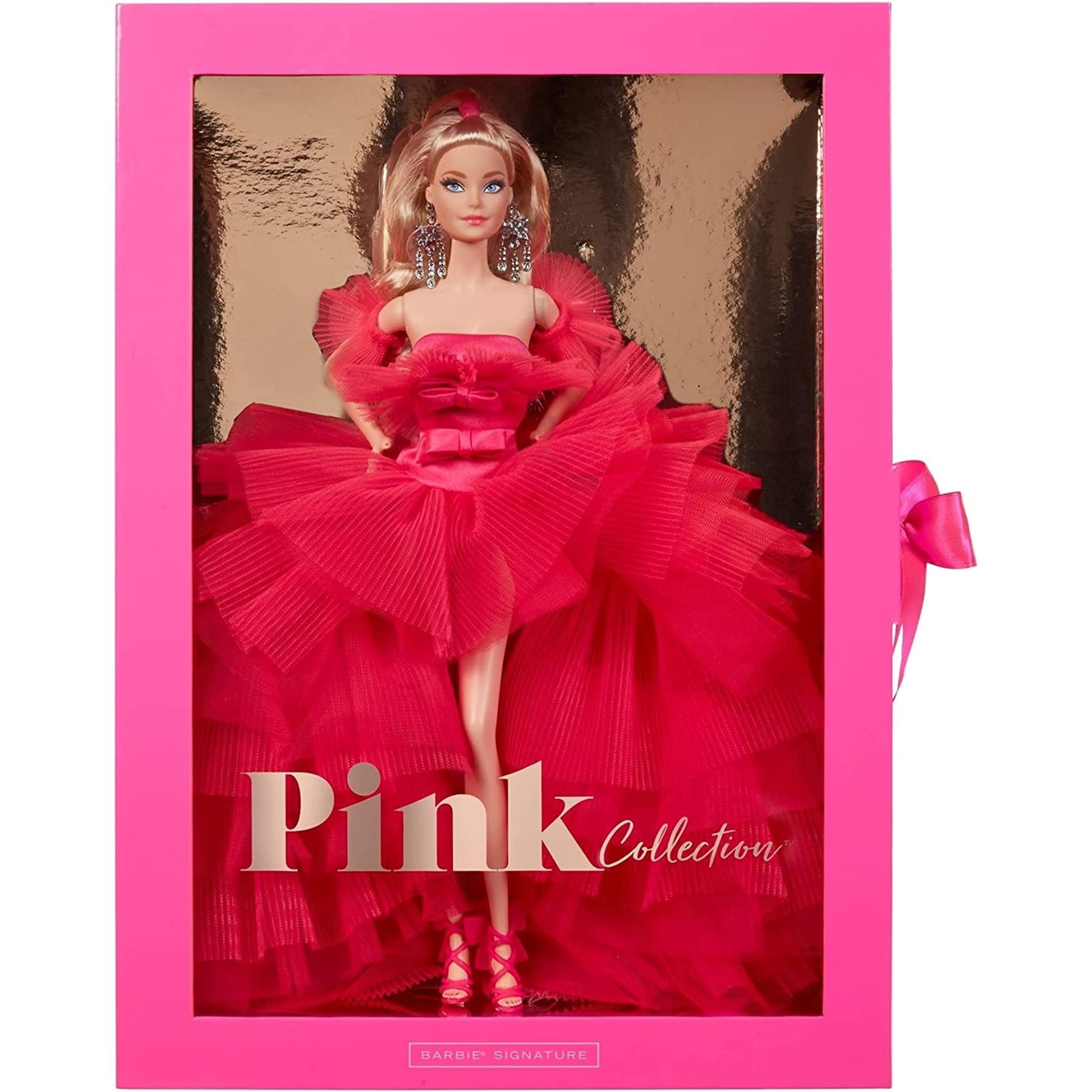 Barbie Pink Collection Doll – Pink Premiere, Barbie Signature Collectable Doll by Barbie - The Magic Toy Shop