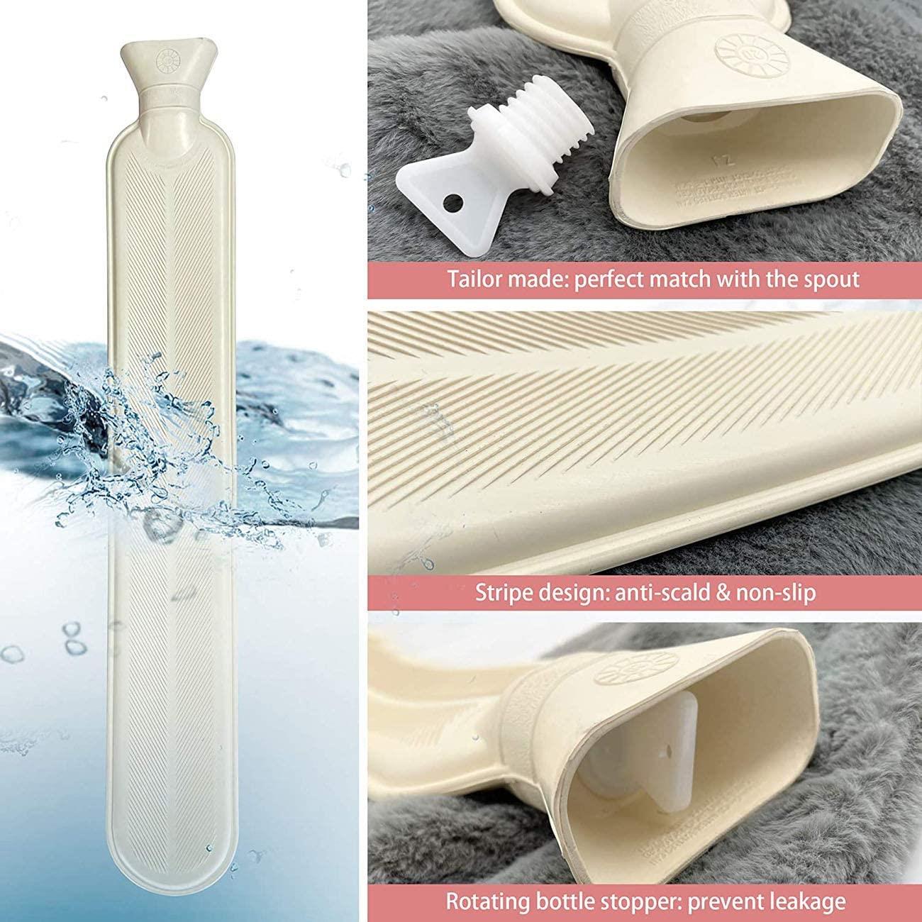 Long Fluffy Hot Water Bottle by Geezy - The Magic Toy Shop