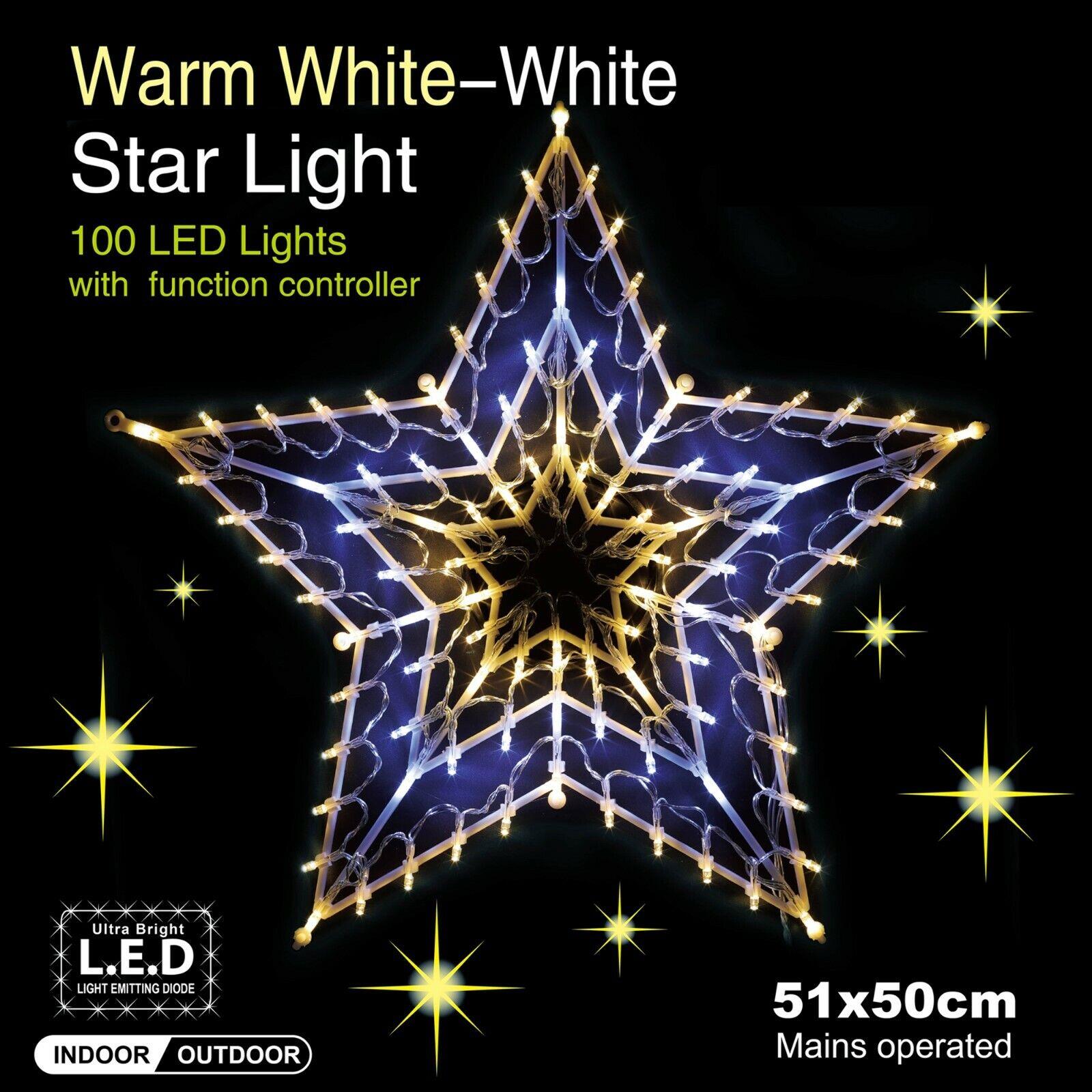 Christmas LED Light Star Silhouette Warm White by GEEZY - The Magic Toy Shop