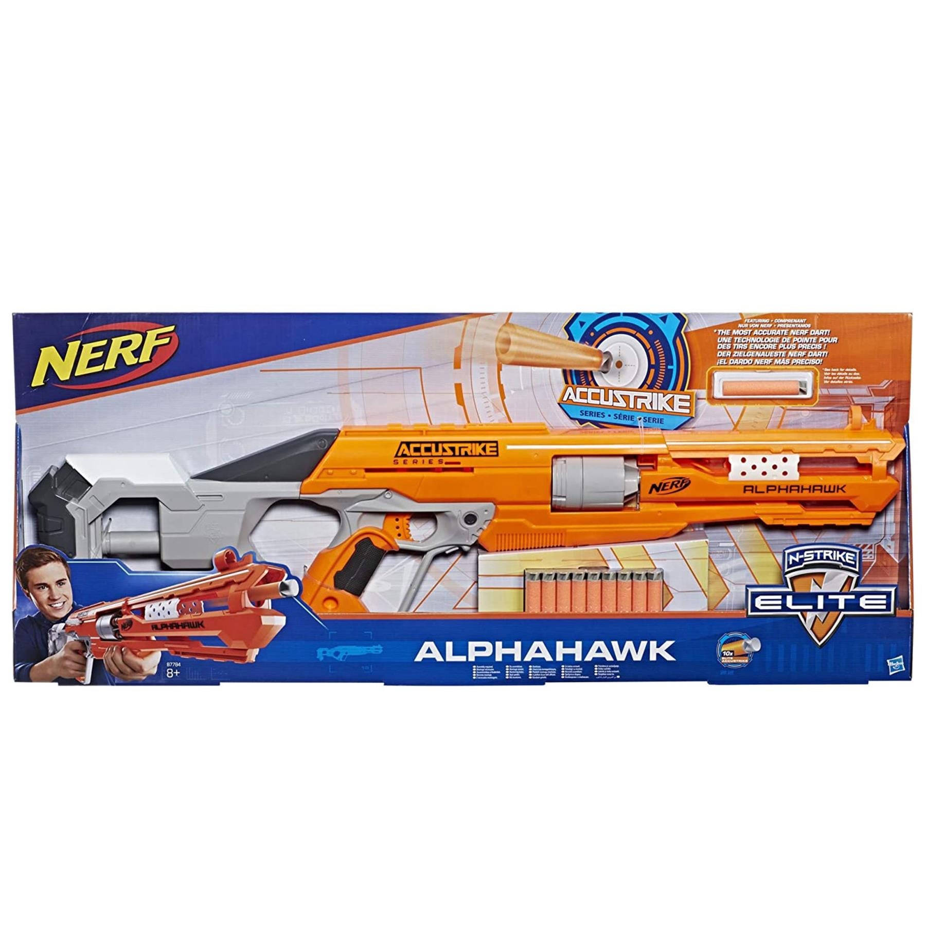 Nerf N-Strike Elite Accu Series AlphaHawk Blaster Dart Gun by Nerf - The Magic Toy Shop