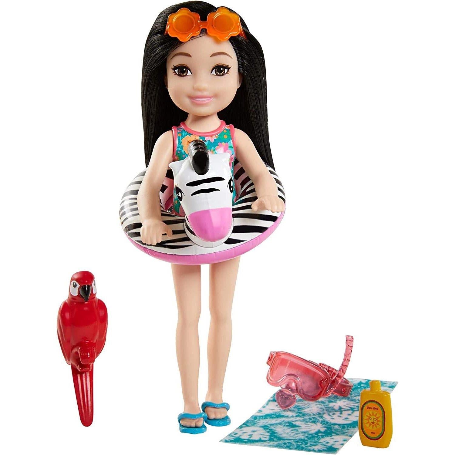 Barbie and Chelsea The Lost Birthday with Zebra Pet by Barbie - The Magic Toy Shop