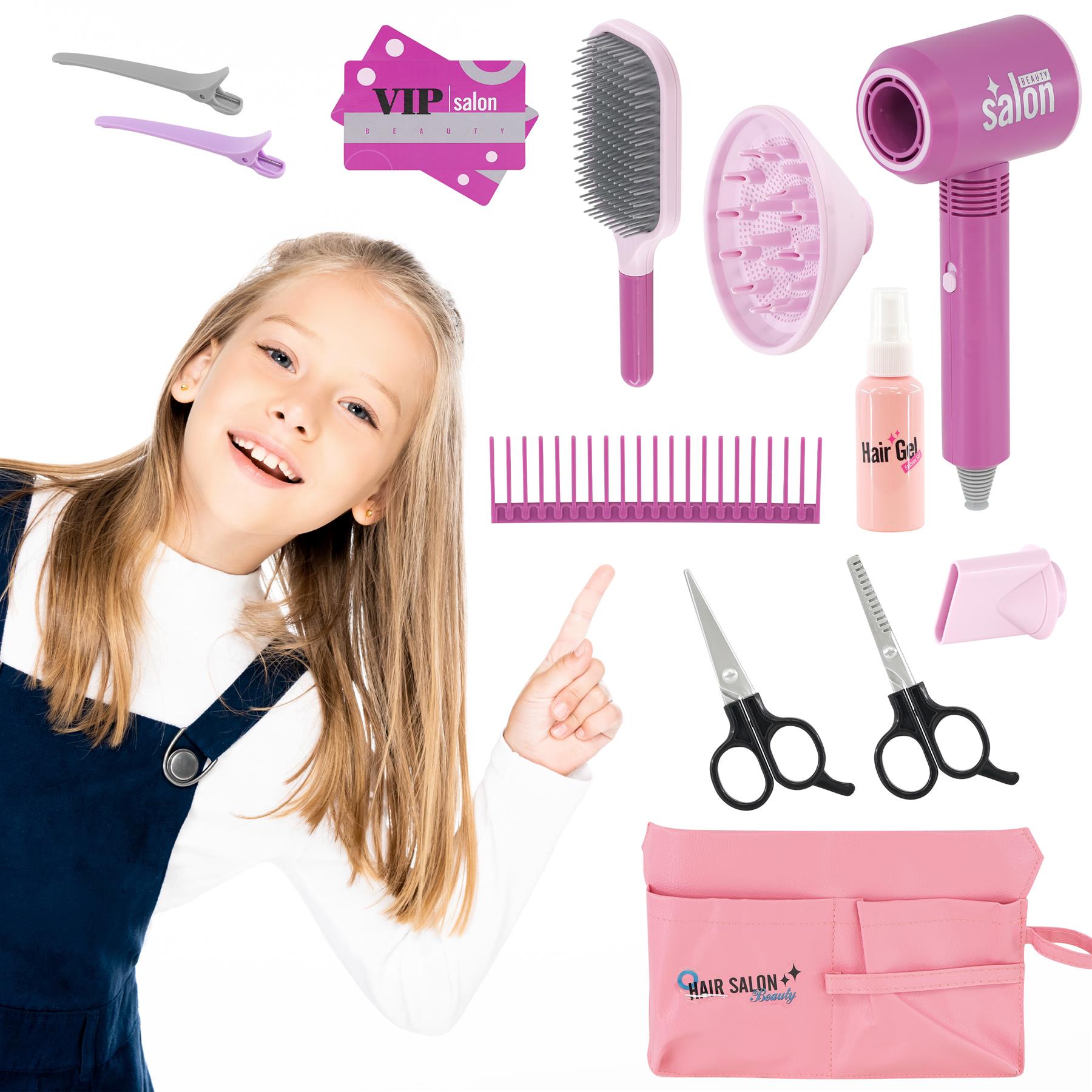 Hairdressing Set with Accessories by The Magic Toy Shop - The Magic Toy Shop