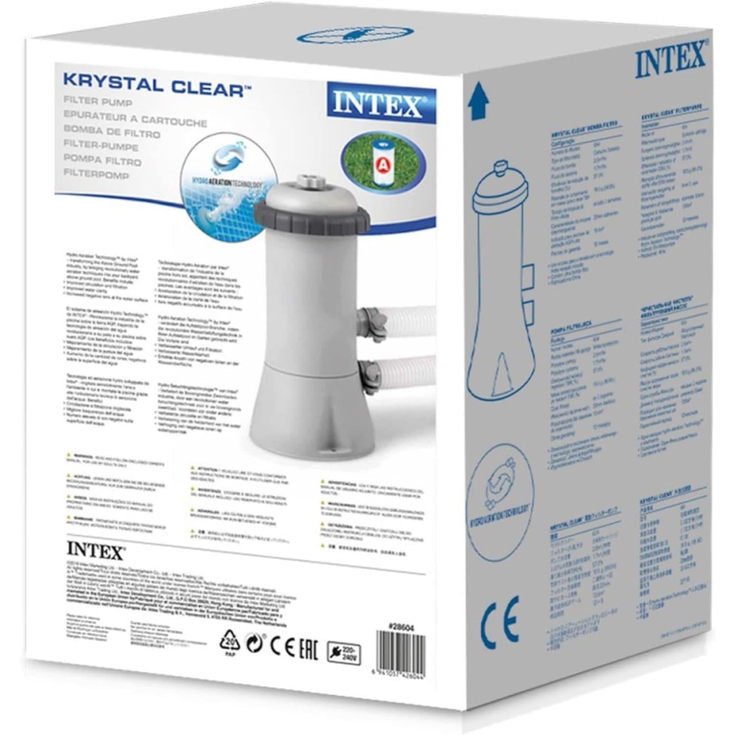 Intex 28604 530 gal/h Cartridge Filter Pump by Intex - The Magic Toy Shop