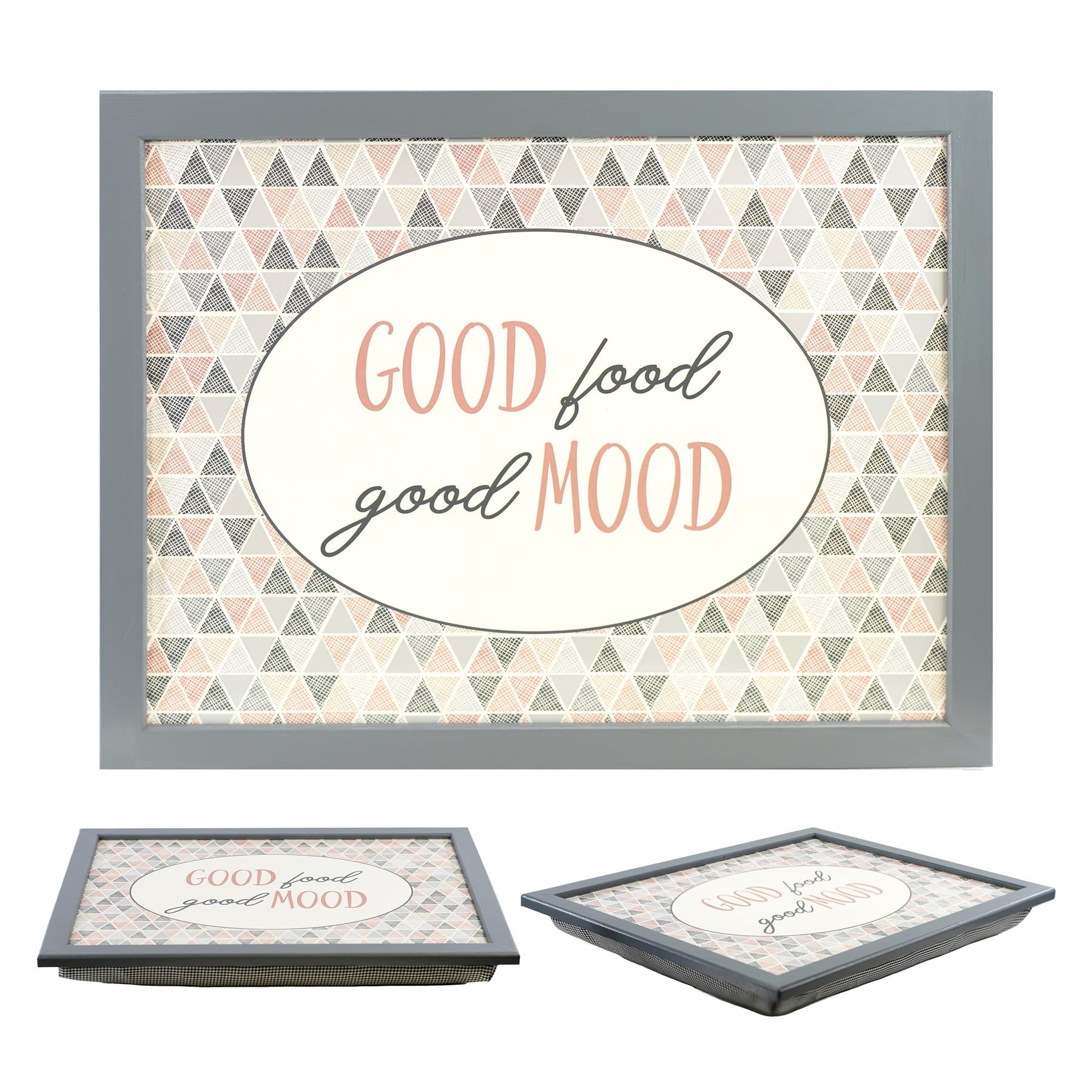 Good Food Good Mood Lap Tray With Bean Bag Cushion by Geezy - The Magic Toy Shop