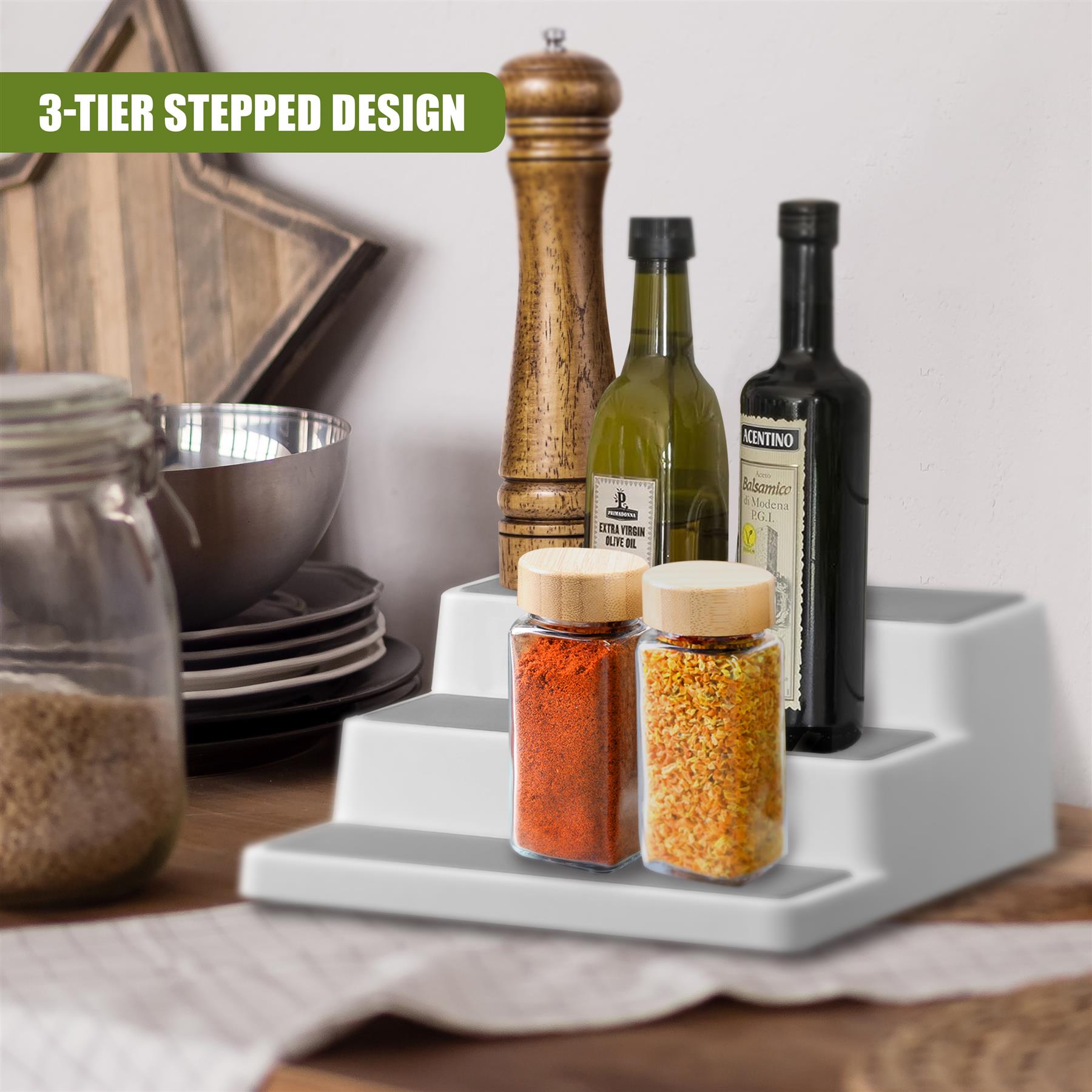 3 Tier Spice Rack 19.5cm by GEEZY - The Magic Toy Shop
