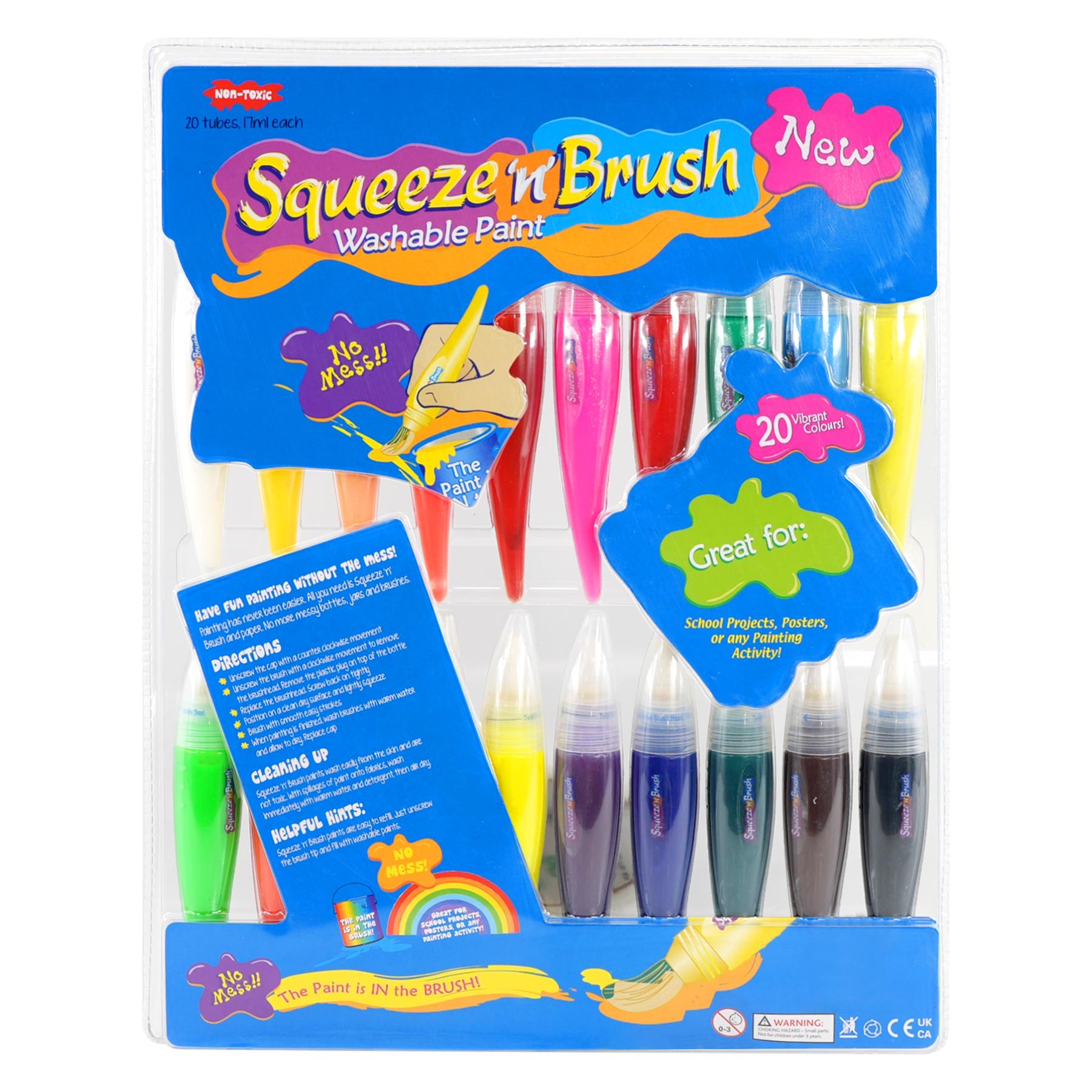 Squeeze n Brush Washable Paint by The Magic Toy Shop - The Magic Toy Shop