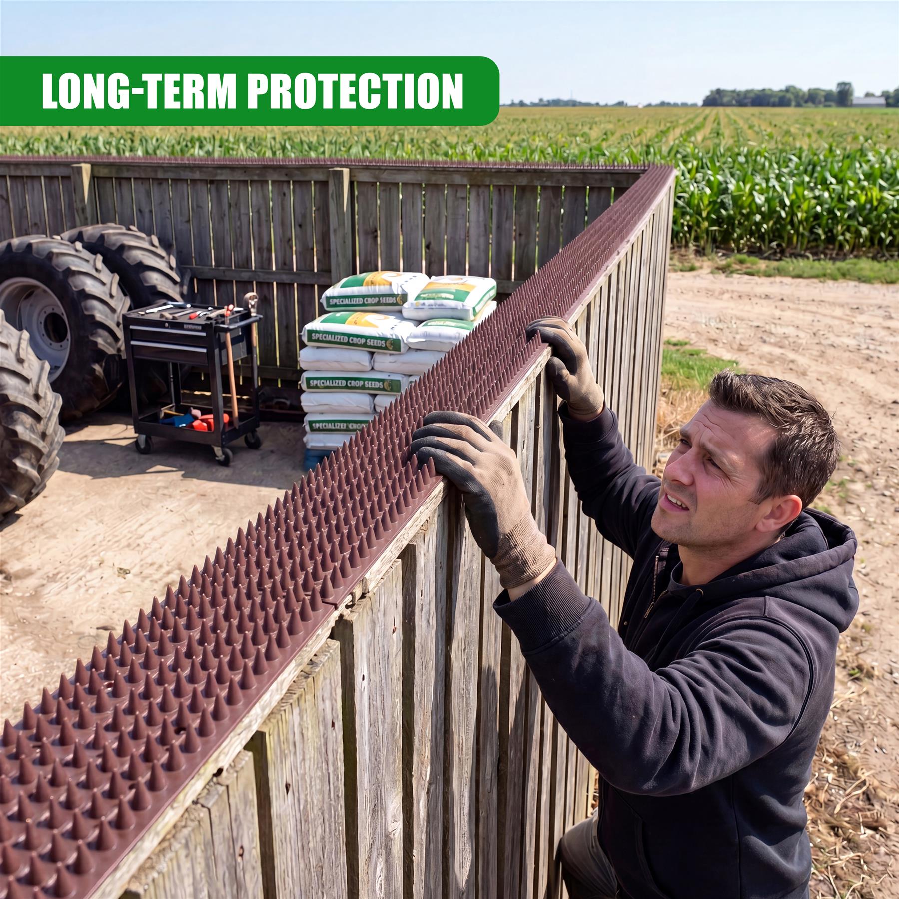 Anti Climb Fence Wall Spikes 10 Pieces