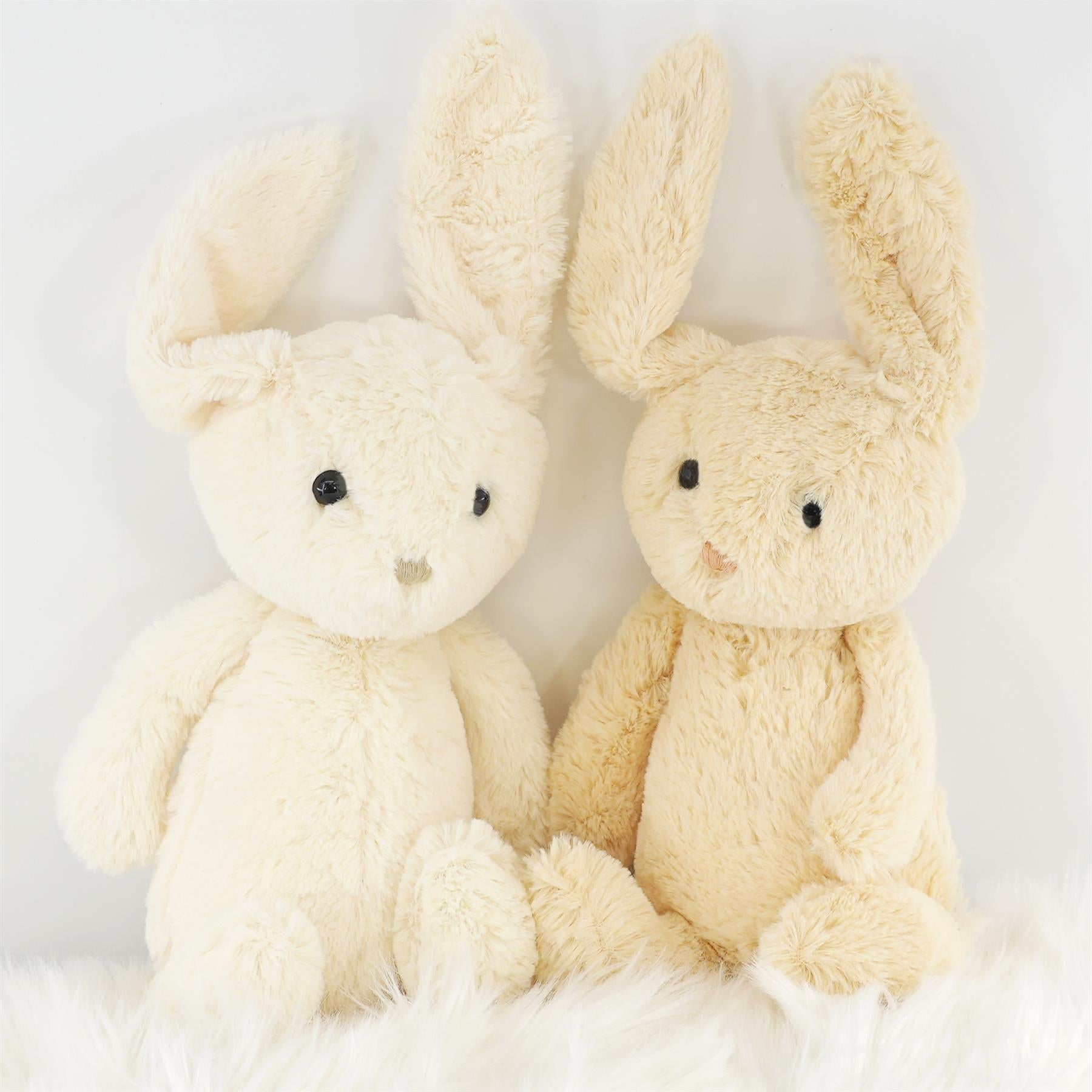 Plush Beige / Cream Bunny Rabbit by The Magic Toy Shop - The Magic Toy Shop