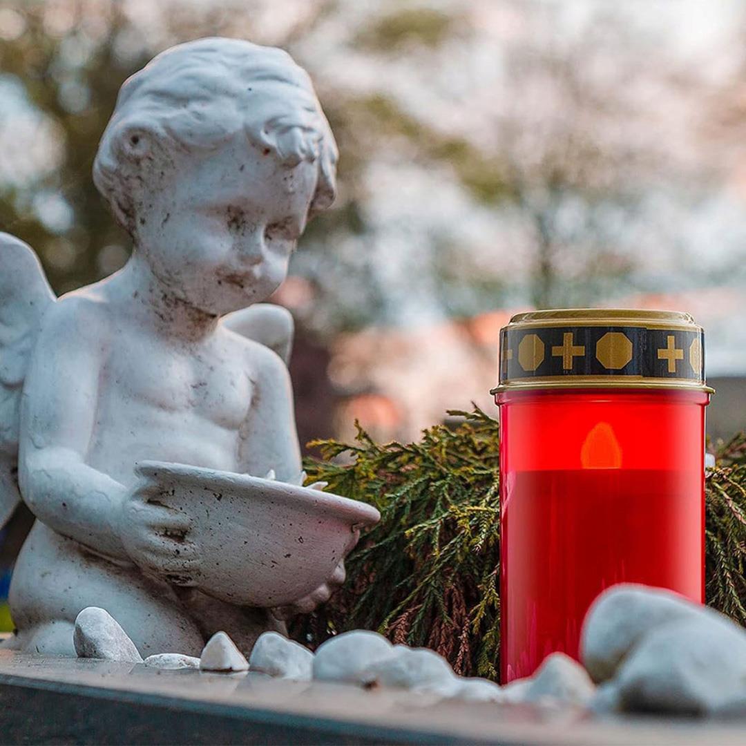 Set of 2 LED Grave Candles by GEEZY - The Magic Toy Shop