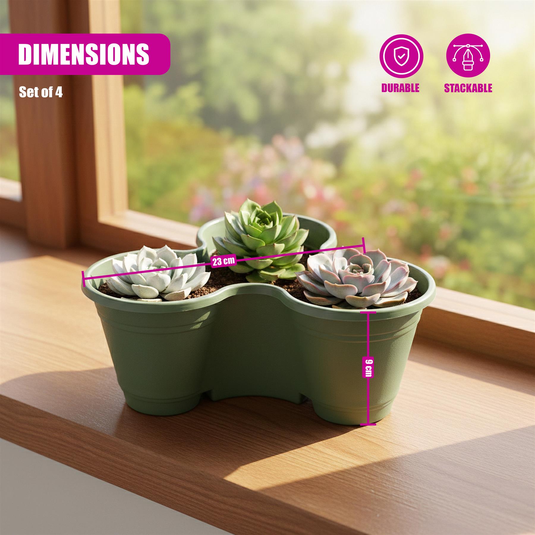 Stackable Strawberry Planters