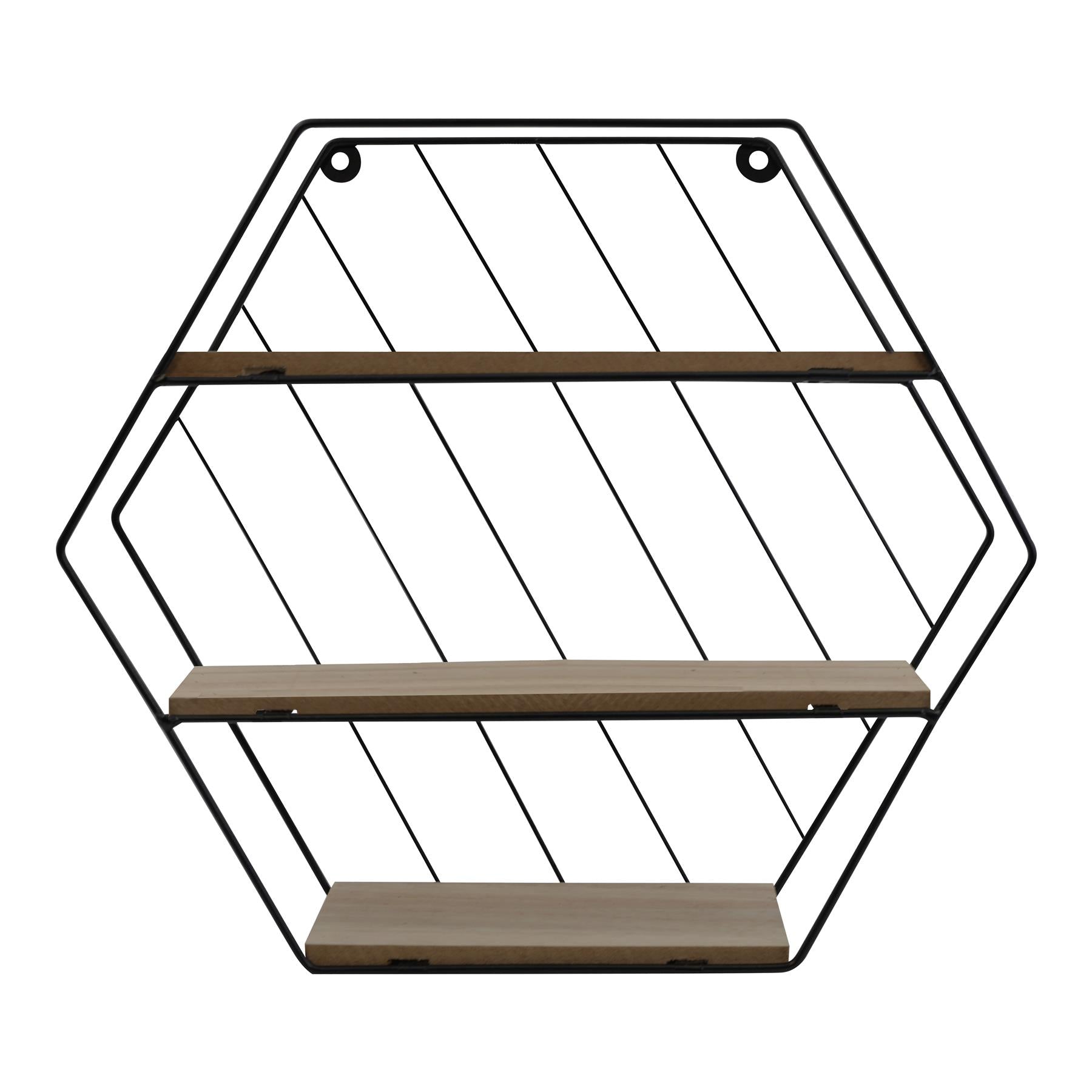 Modern Shelf of Metal Wire and Wood Perfect for Storaging Small Items by Geezy - The Magic Toy Shop