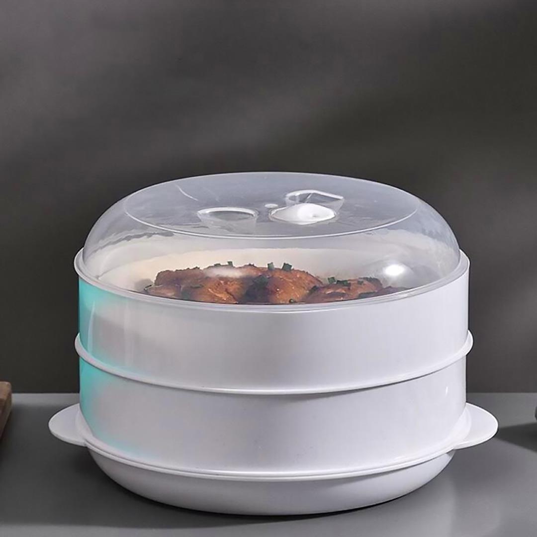 2 Tier Microwave Steamer Healthy Cooker BPA Free by GEEZY - The Magic Toy Shop