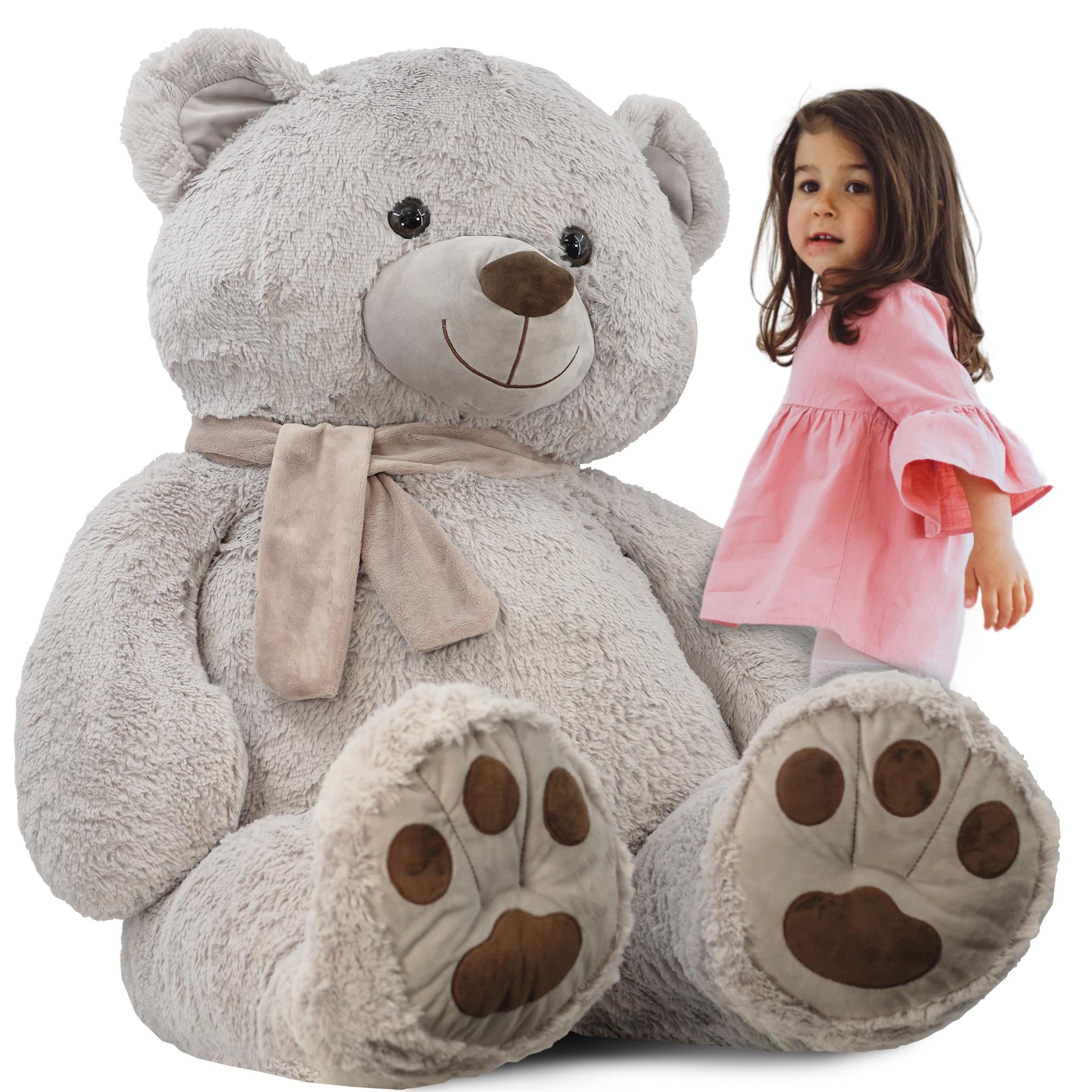 Giant Bear with Scarf 130cm by The Magic Toy Shop - The Magic Toy Shop