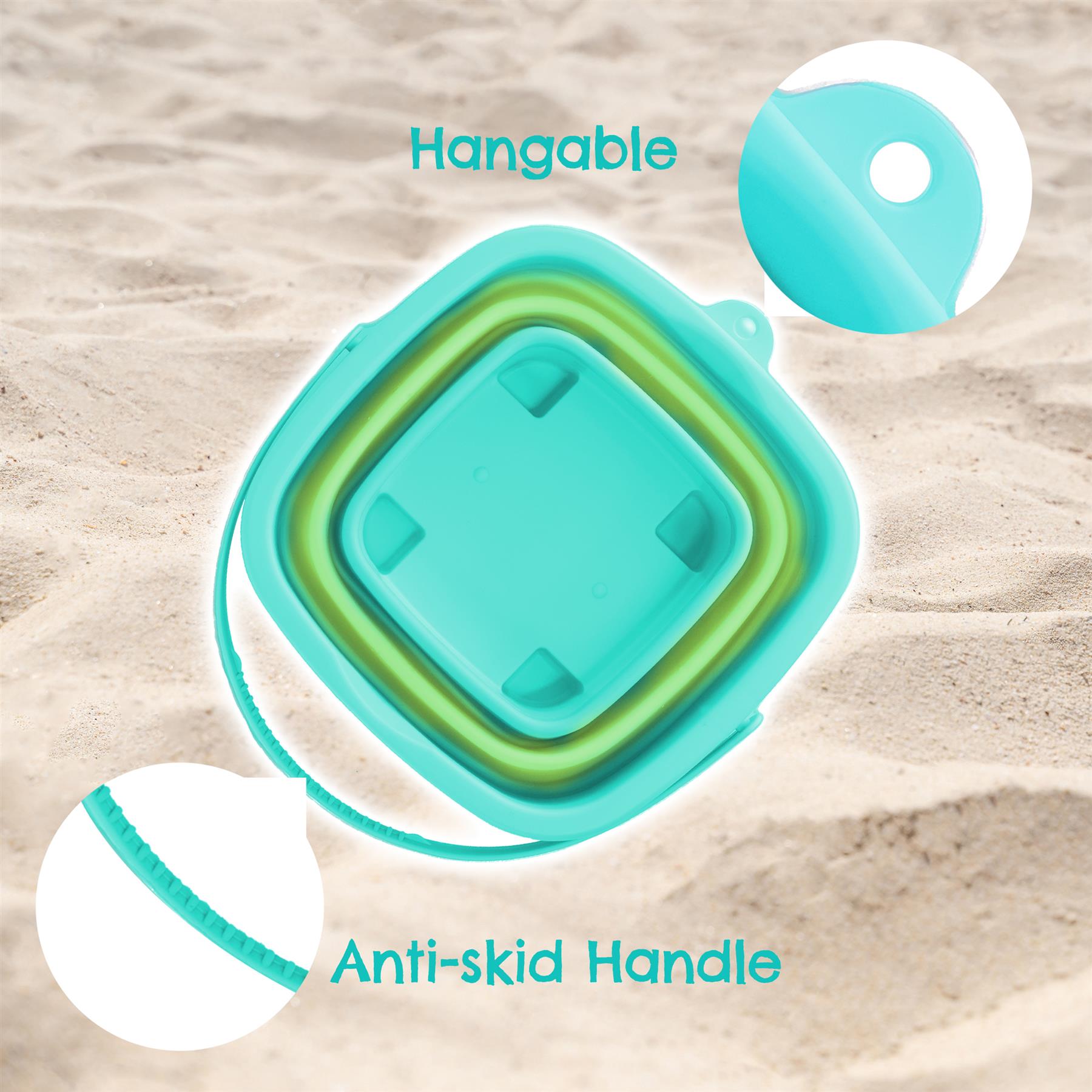 Collapsible Beach Bucket by The Magic Toy Shop - The Magic Toy Shop