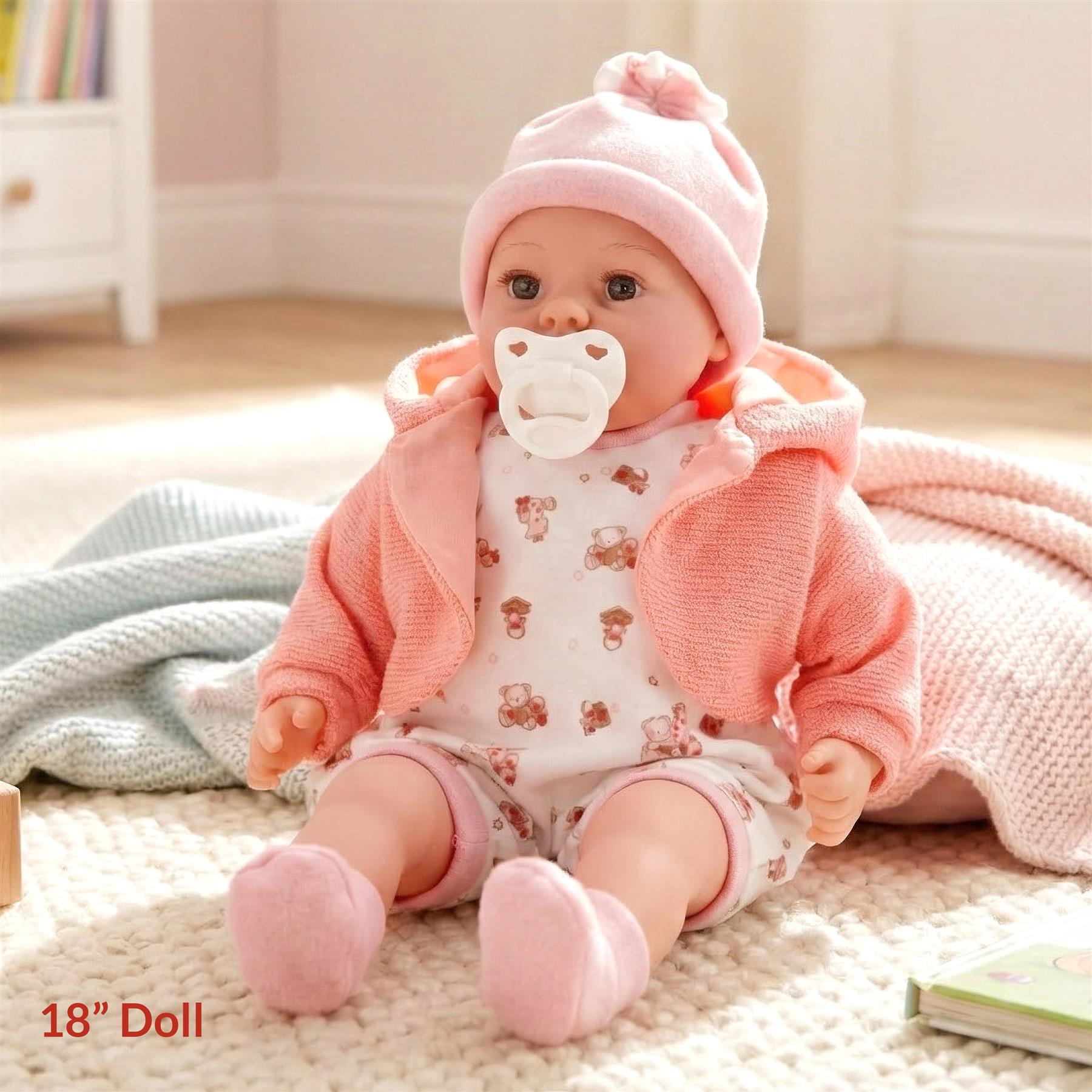 BiBi Baby Doll - Peach (45 cm / 18")