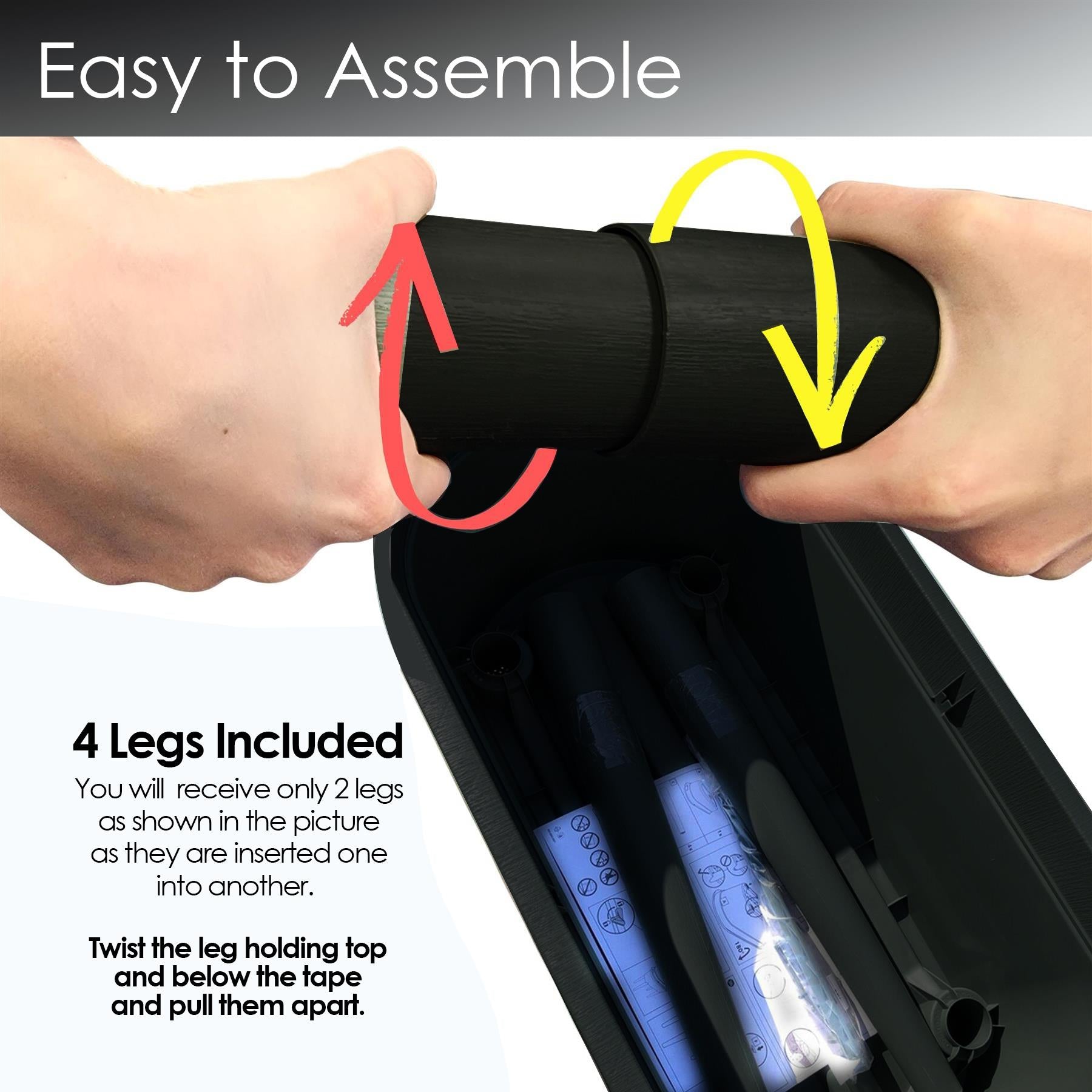 Black Raised Garden Bed Planter With Lid and Legs by Geezy - The Magic Toy Shop