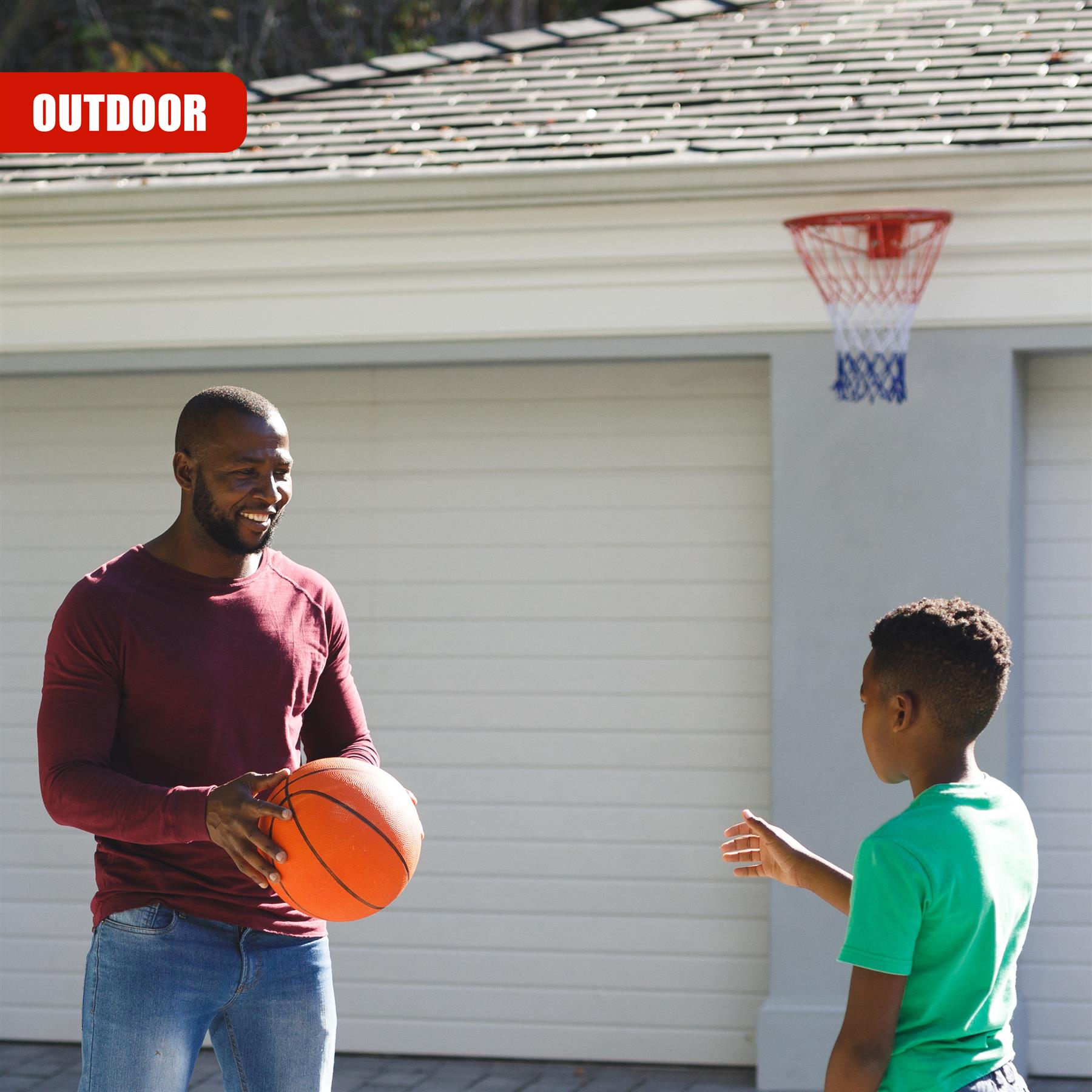 Basketball Hoop with Net - Wall-mounted by FastFold - The Magic Toy Shop