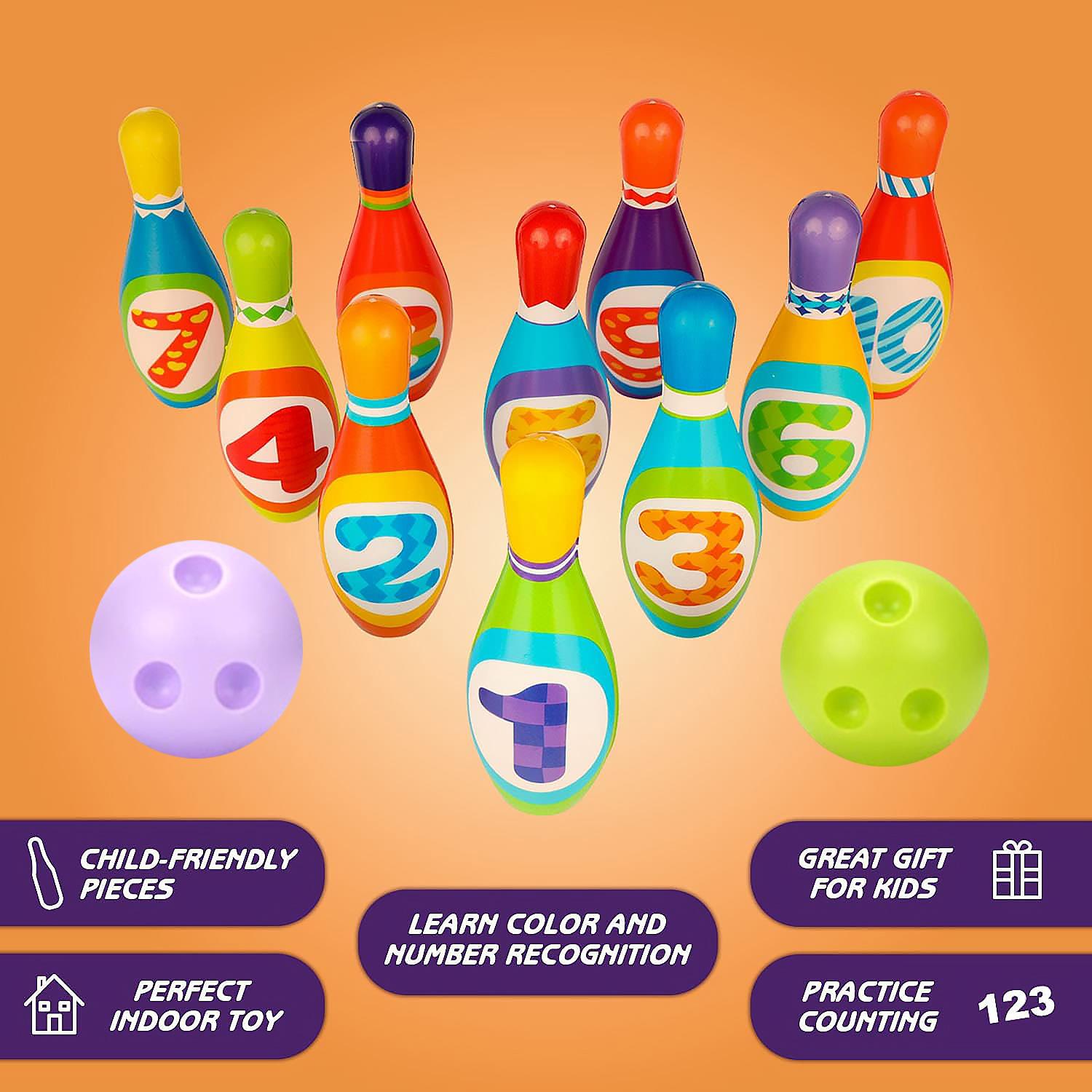 Kids Educational Bowling Play Set by The Magic Toy Shop - The Magic Toy Shop