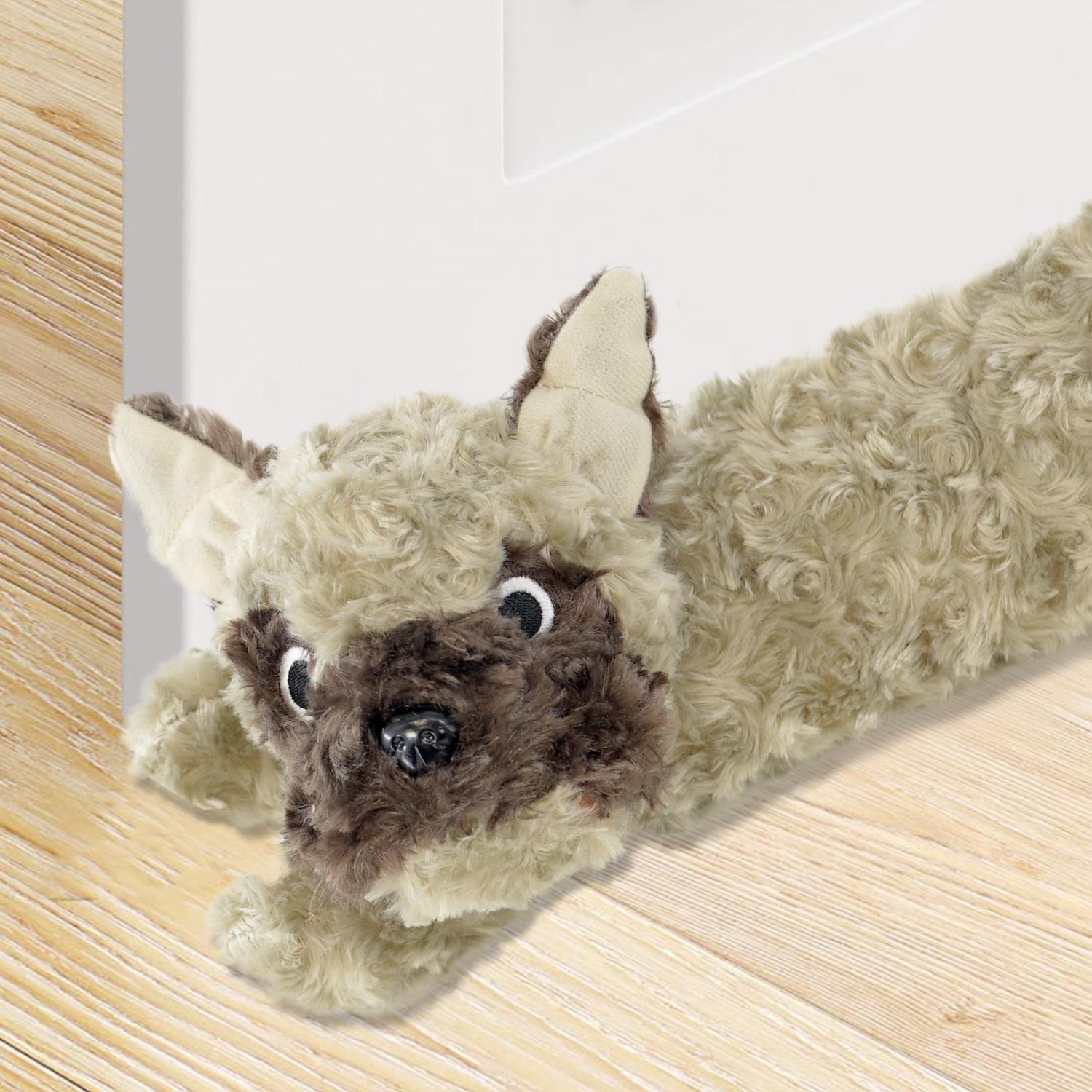 Novelty Brown Dog Draught Excluder for Doors by GEEZY - The Magic Toy Shop