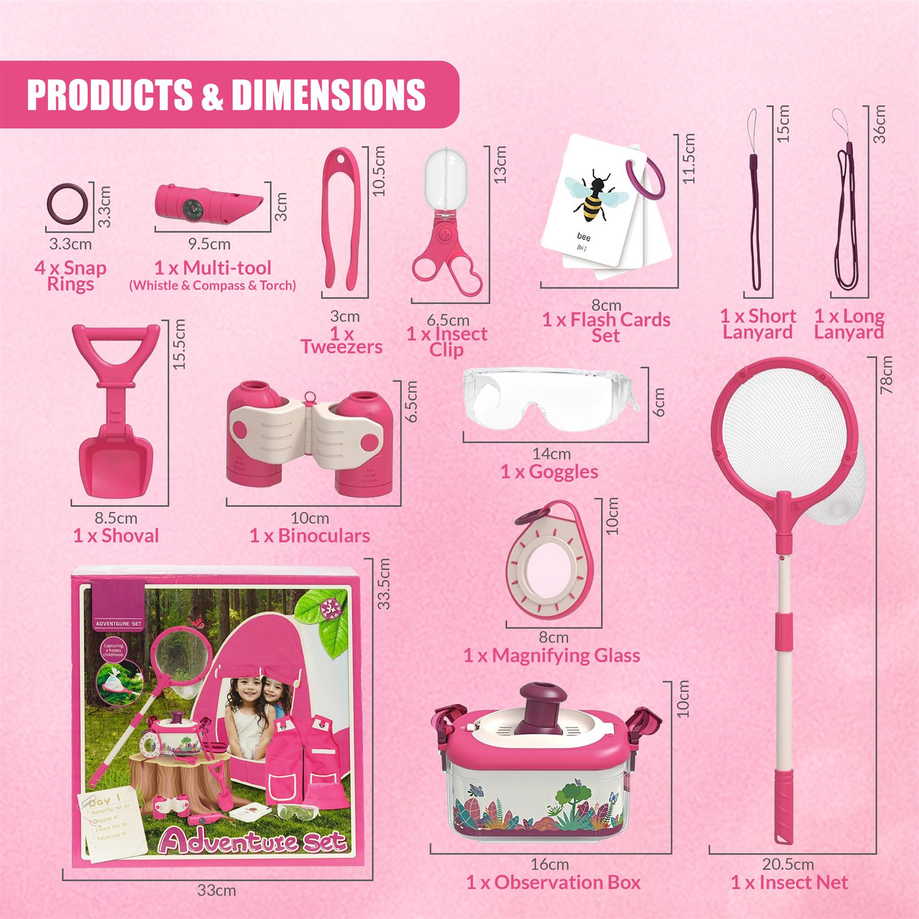 Kids Adventure Kit for Girls by The Magic Toy Shop - The Magic Toy Shop