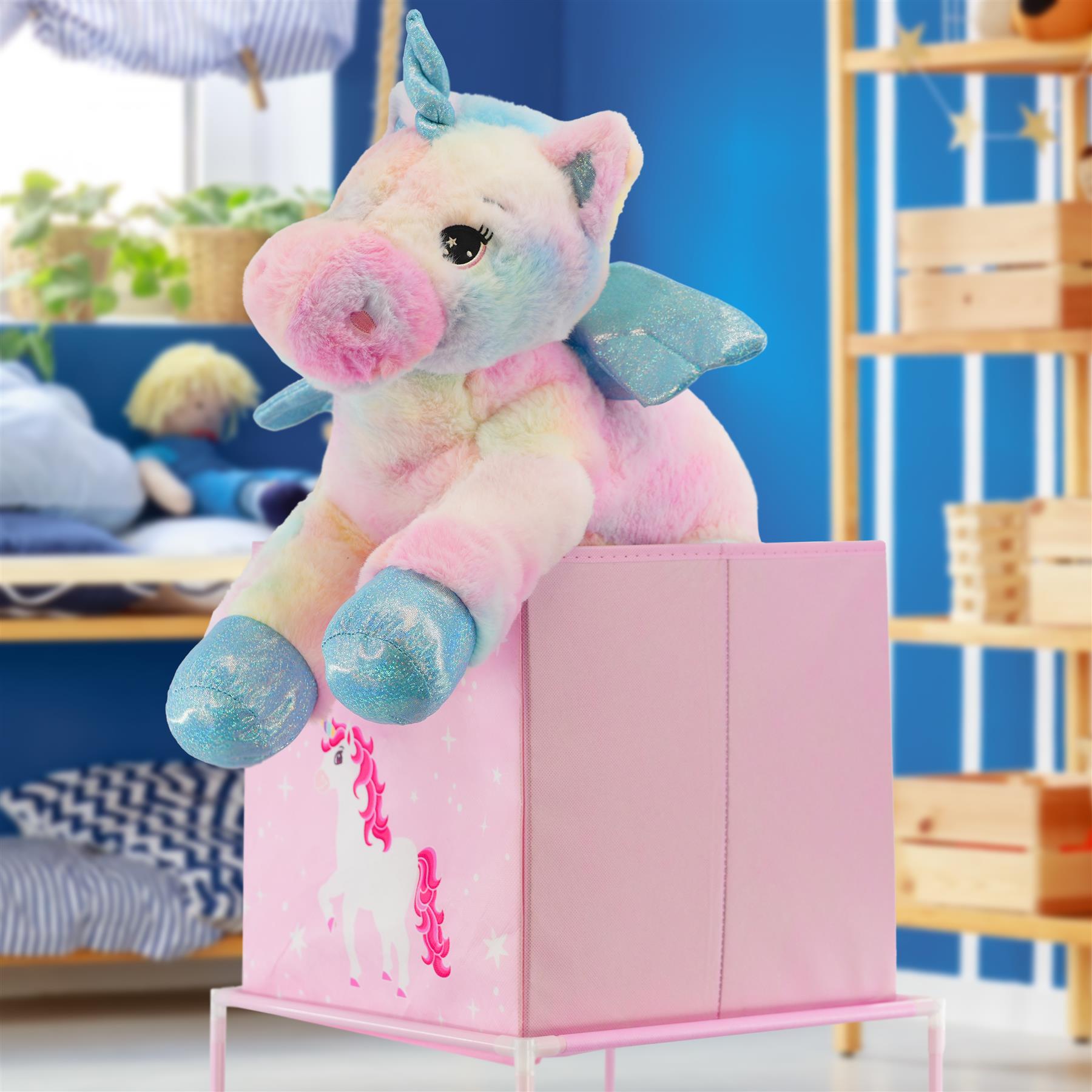 Kids Unicorn Design Storage Cubes by The Magic Toy Shop - The Magic Toy Shop