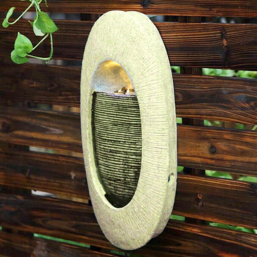 Wall Design Water Feature Outdoor With LED by GEEZY - The Magic Toy Shop