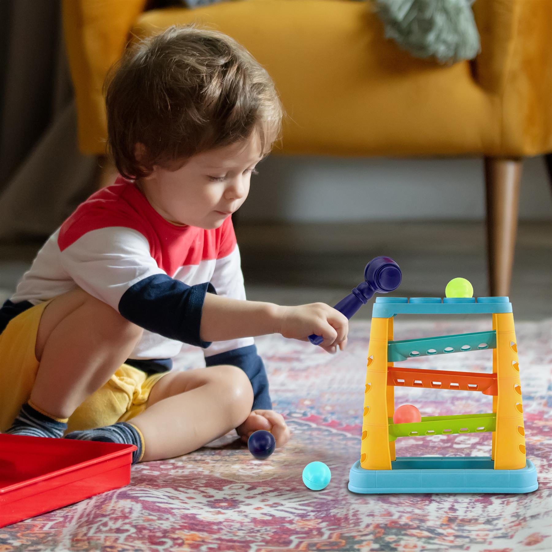 My 1st Hammer & Roll Tower Game by The Magic Toy Shop - The Magic Toy Shop