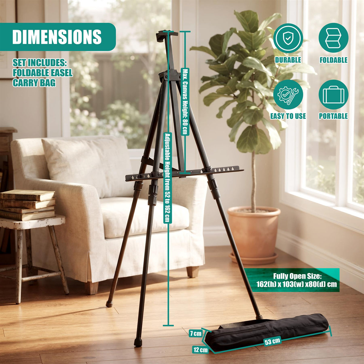 Portable Metal Easel