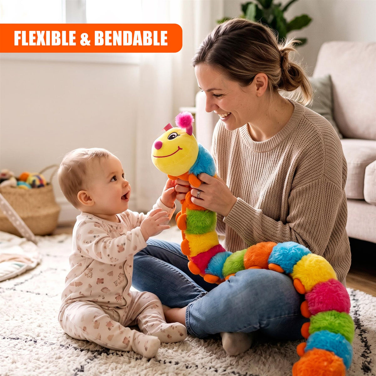 Caterpillar Plush Toy, 116cm