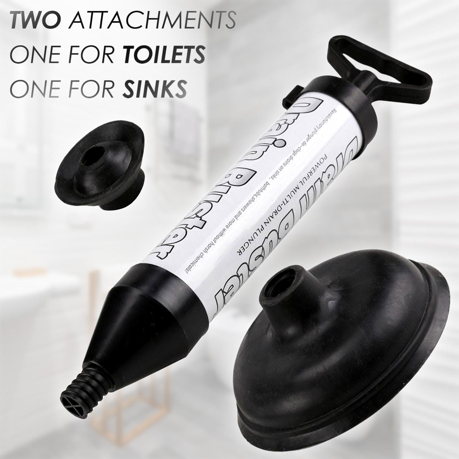 Air Pump Drain Plunger by MTS - The Magic Toy Shop