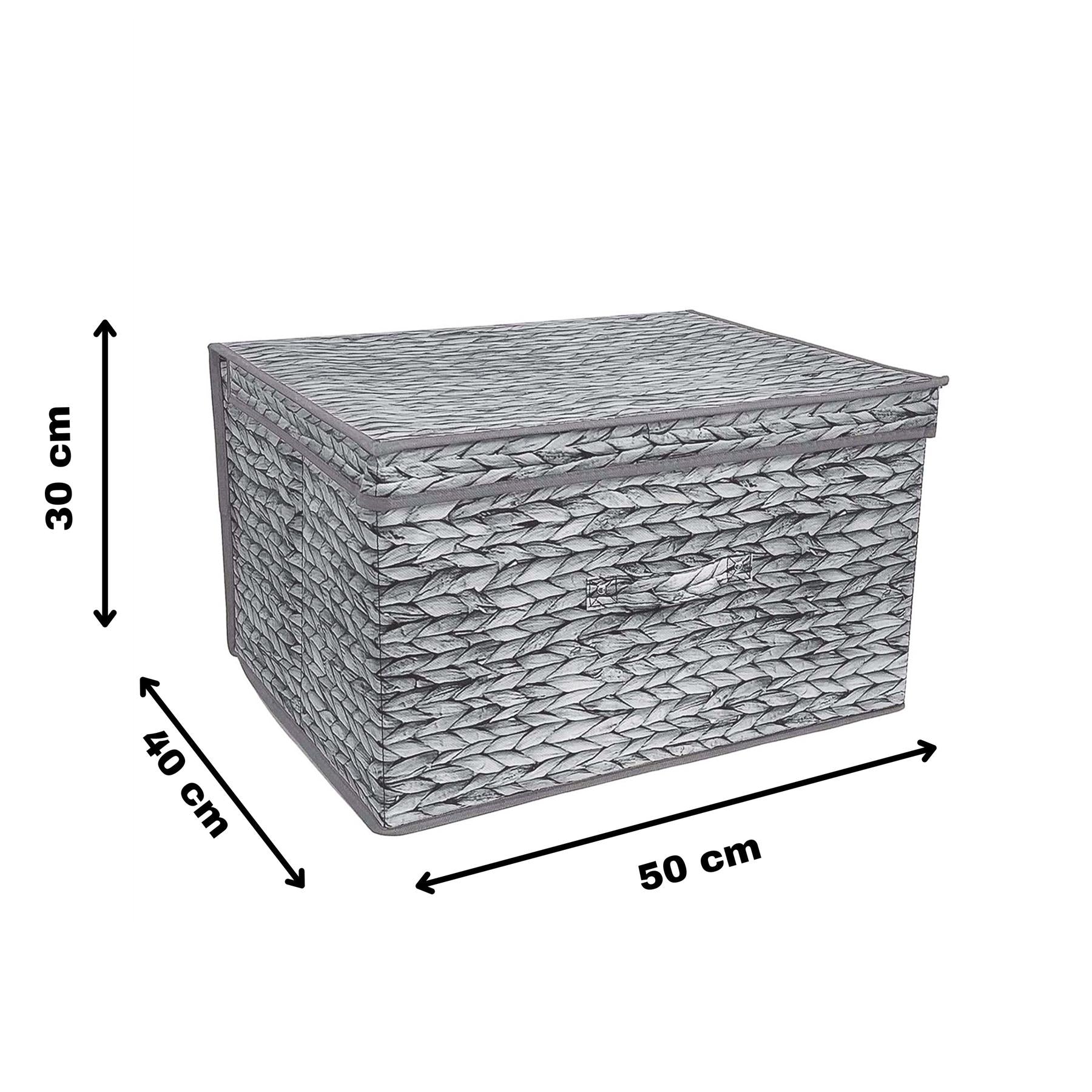 Weave Grey Storage Box by The Magic Toy Shop - The Magic Toy Shop