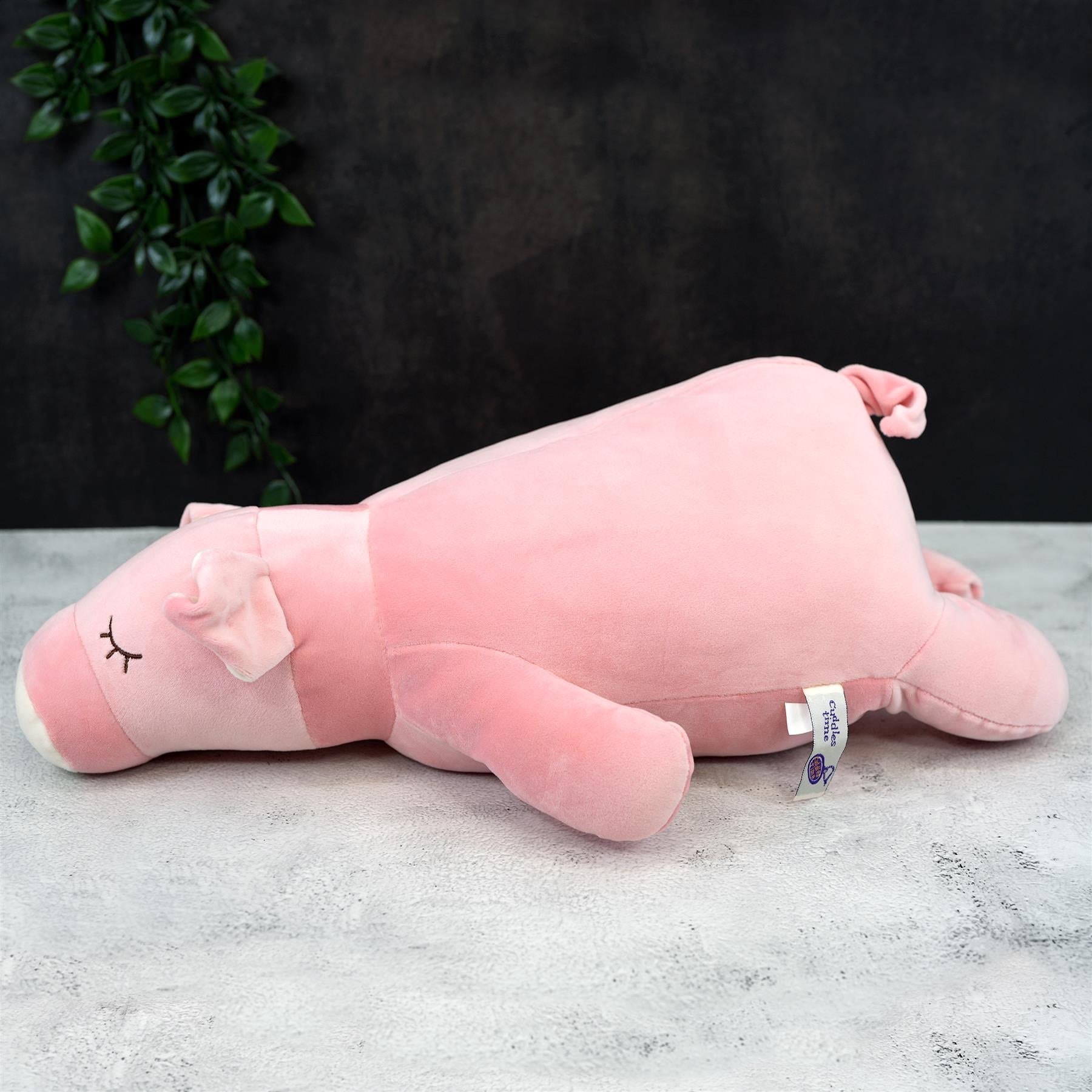 20” Super-Soft Pig Plush Pillow Toy by The Magic Toy Shop - The Magic Toy Shop