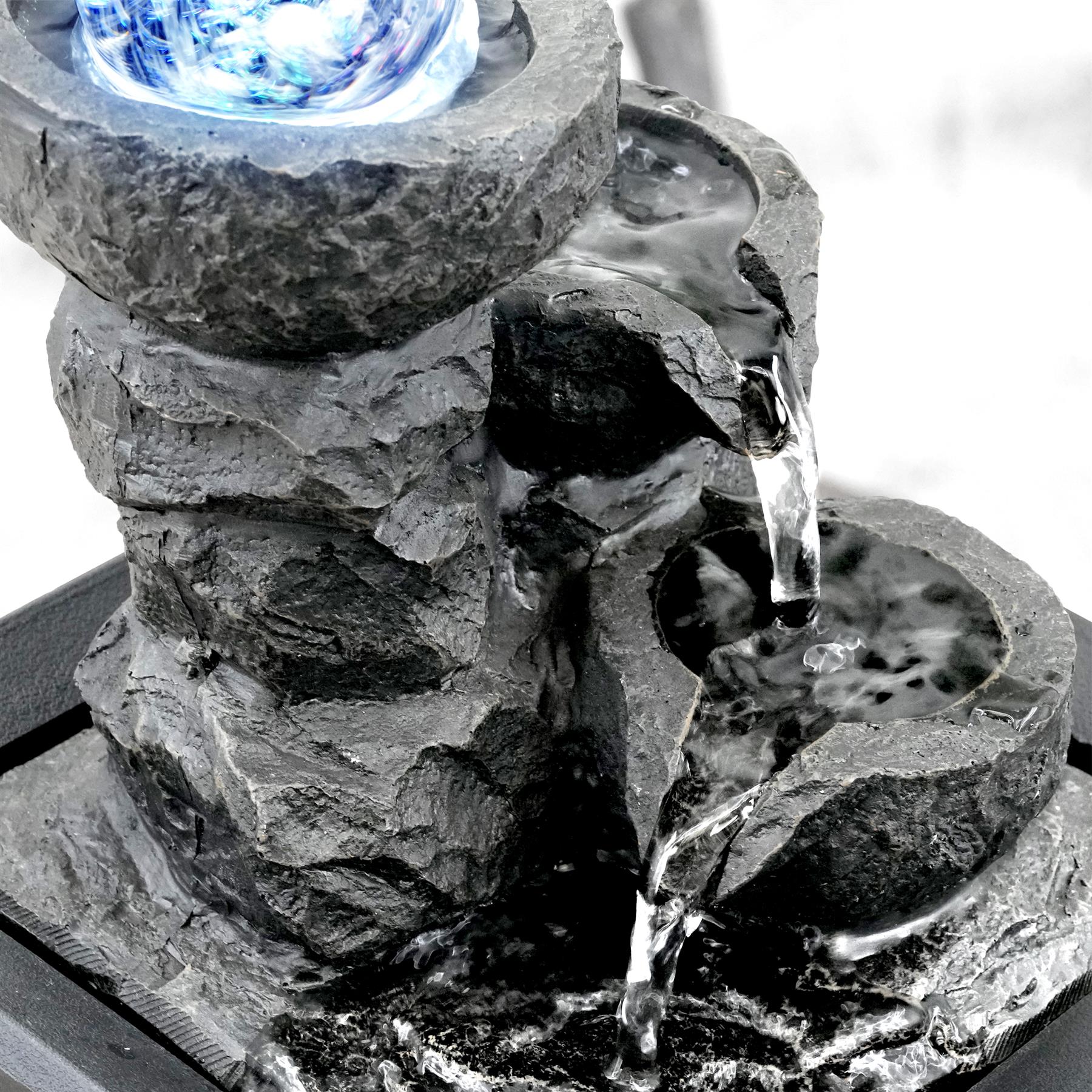 Crystal Ball Water Feature Indoor With LED by GEEZY - The Magic Toy Shop