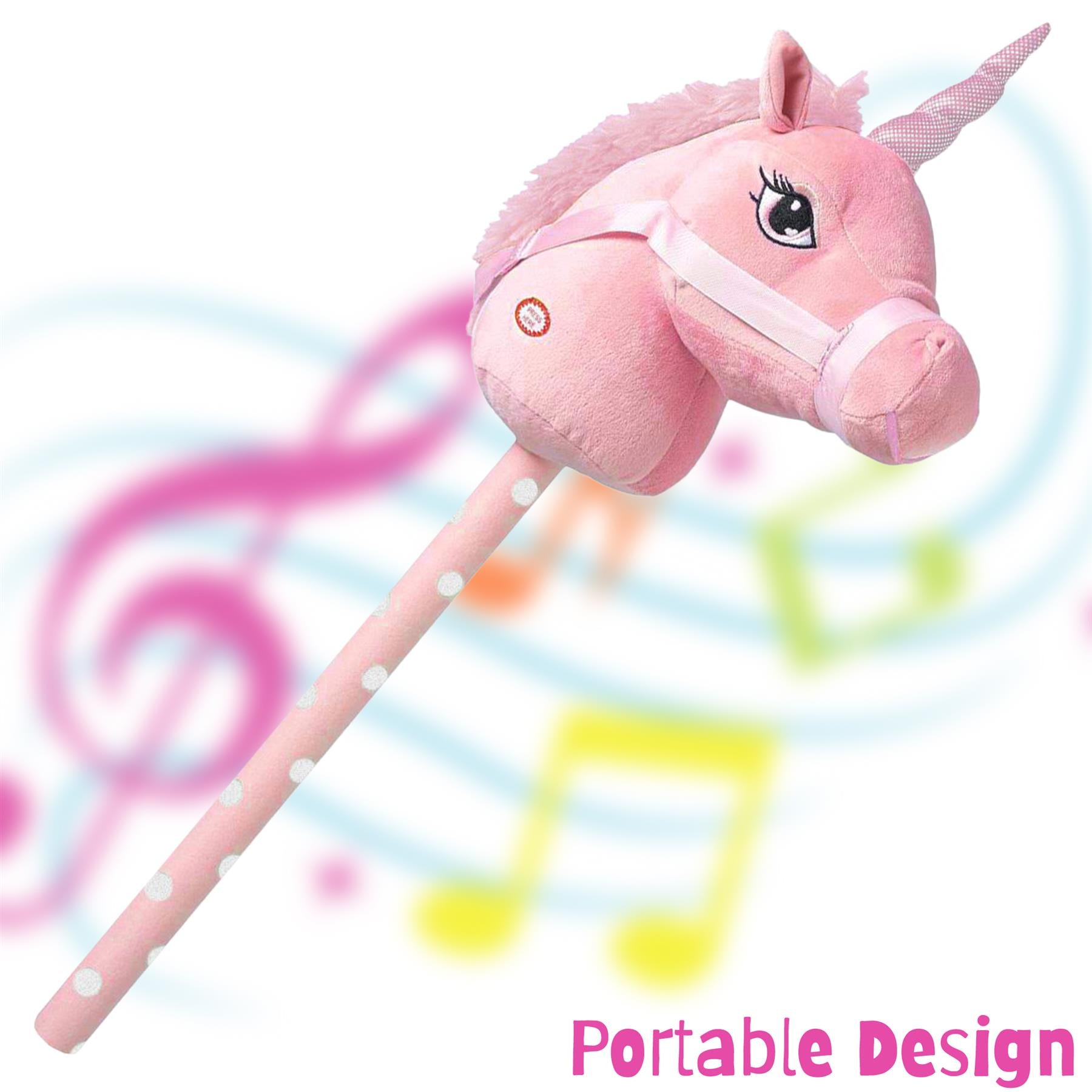 Unicorn Hobby Horse - Pink