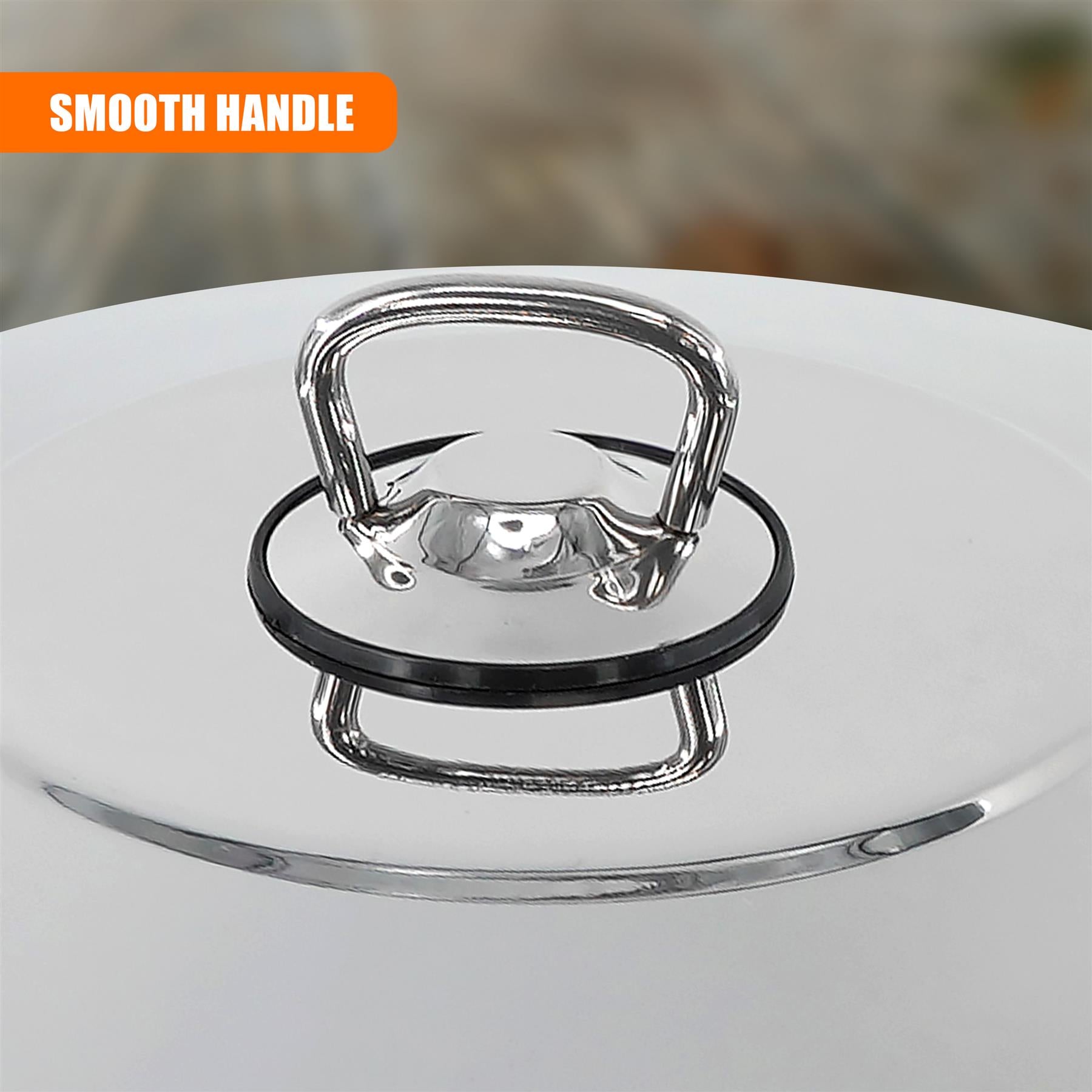 Gastro Shallow Pot With Lid 24 x 6 cm by Hascevher - The Magic Toy Shop