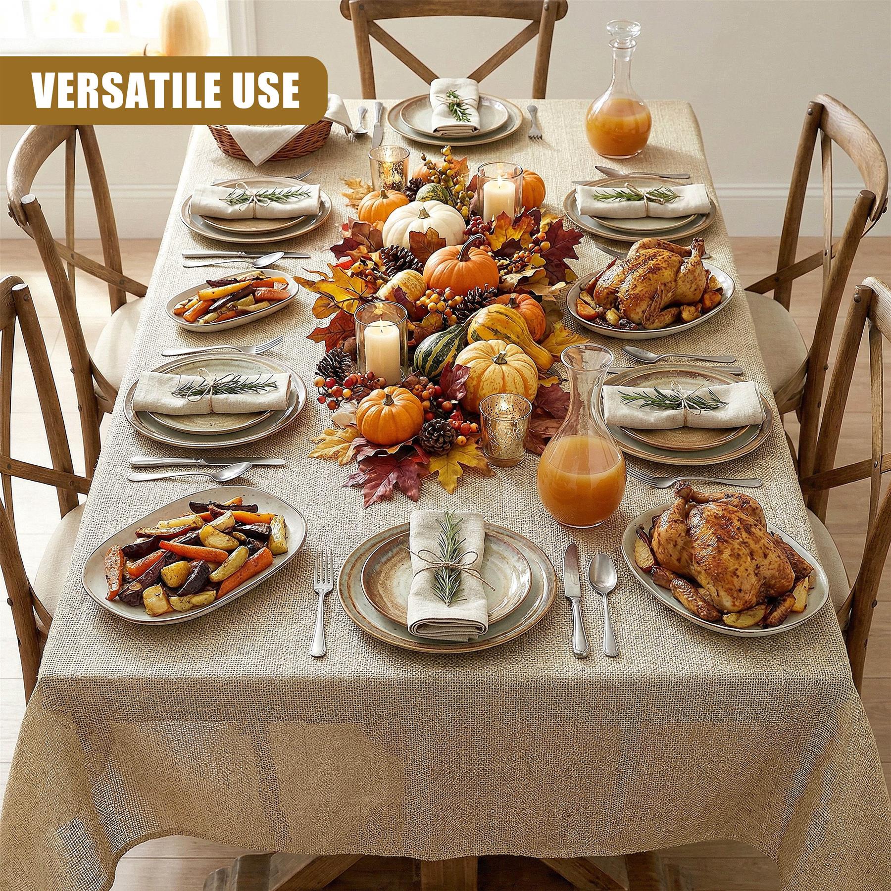 Metallic Table Cloth