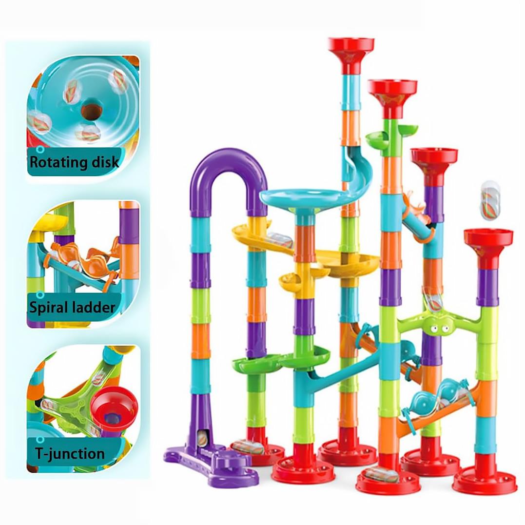 197 Pieces Marble Run Game by The Magic Toy Shop - The Magic Toy Shop