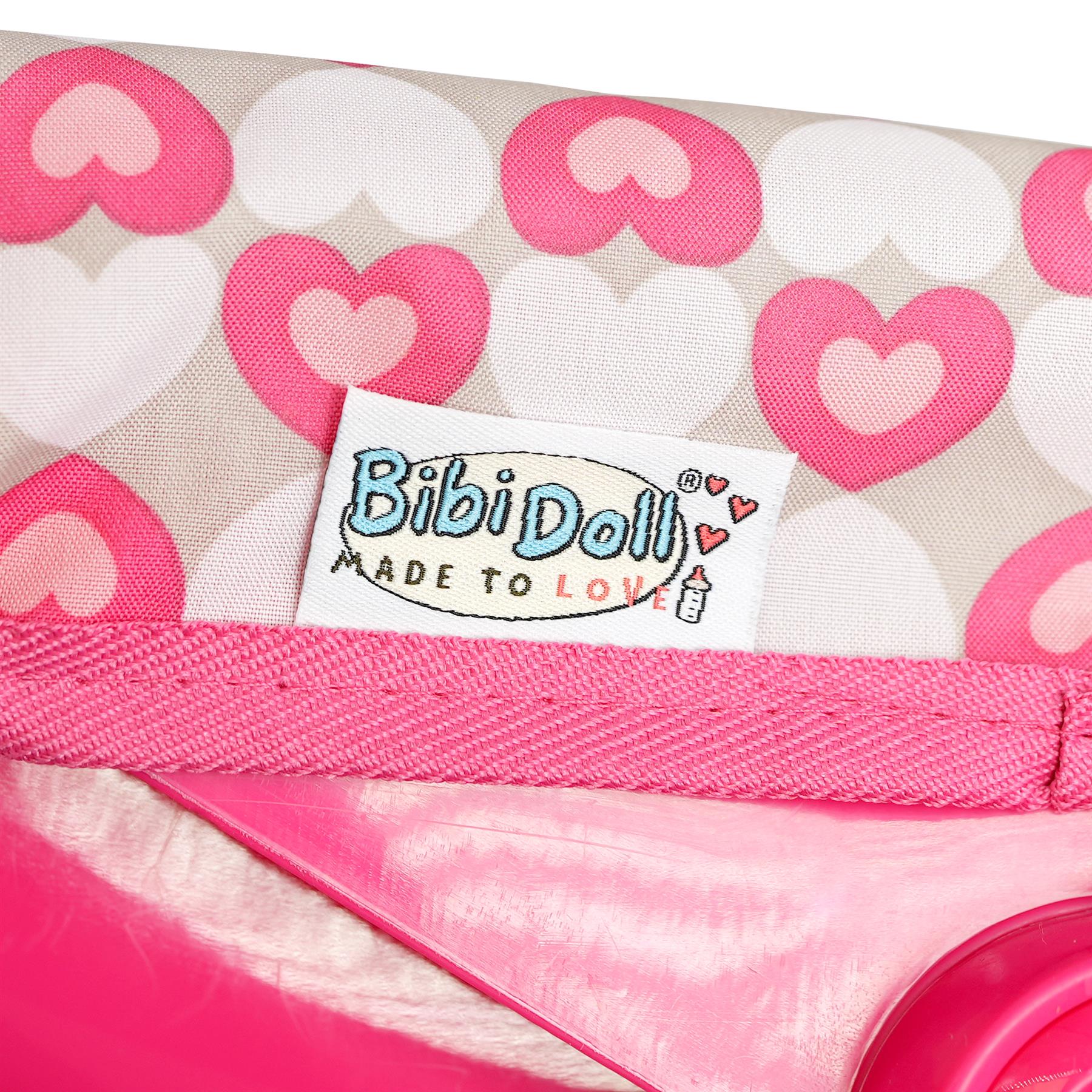 Baby Doll Pink Car Seat by BiBi Doll - The Magic Toy Shop