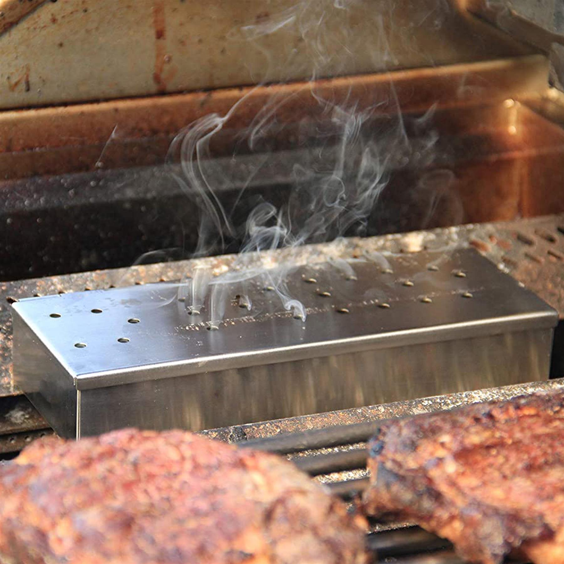 BBQ Smoker Box for Wooden Chips by GEEZY - The Magic Toy Shop